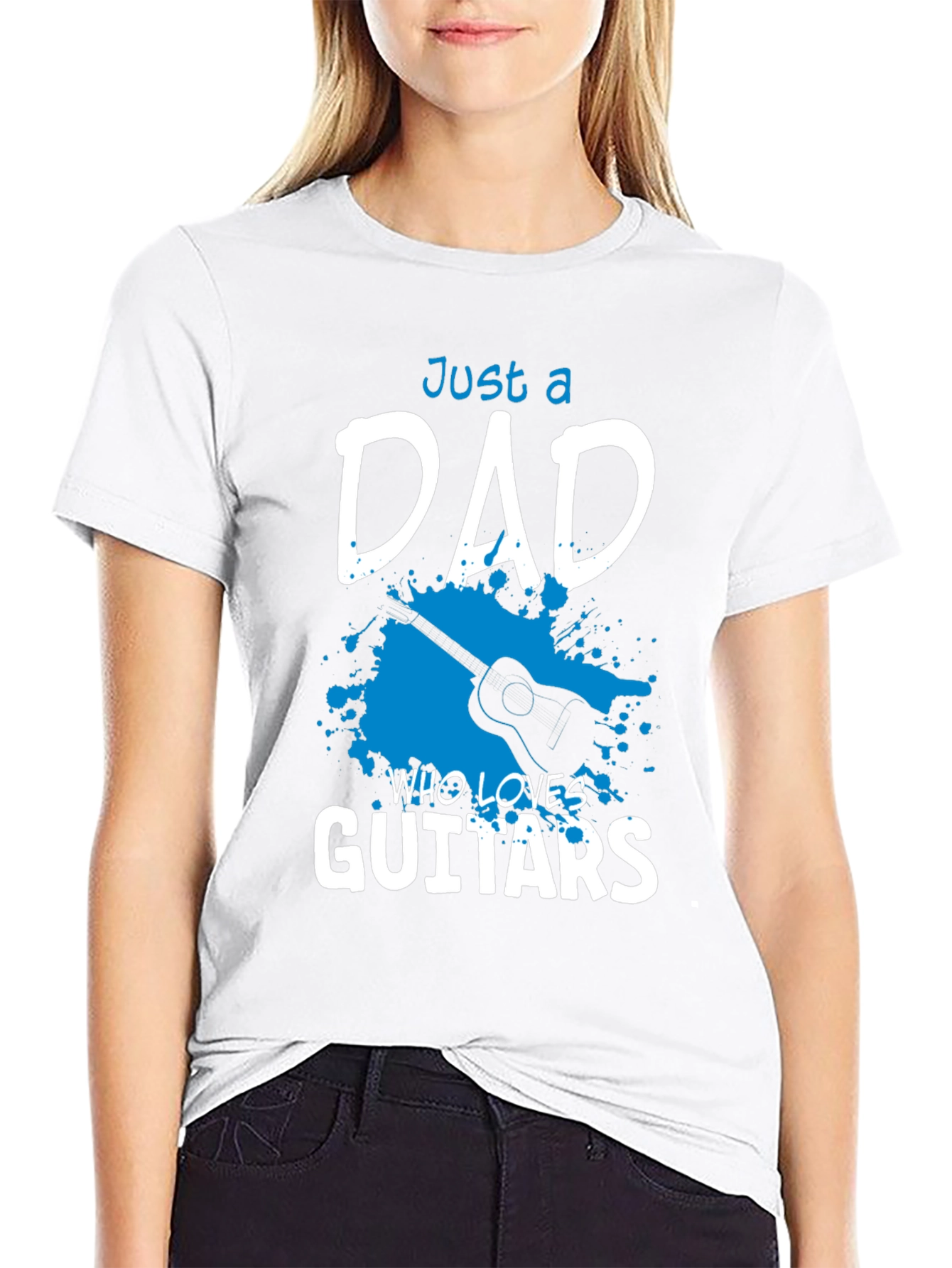 Guitar Dad T-Shirt: Musician Fathers Day Gift