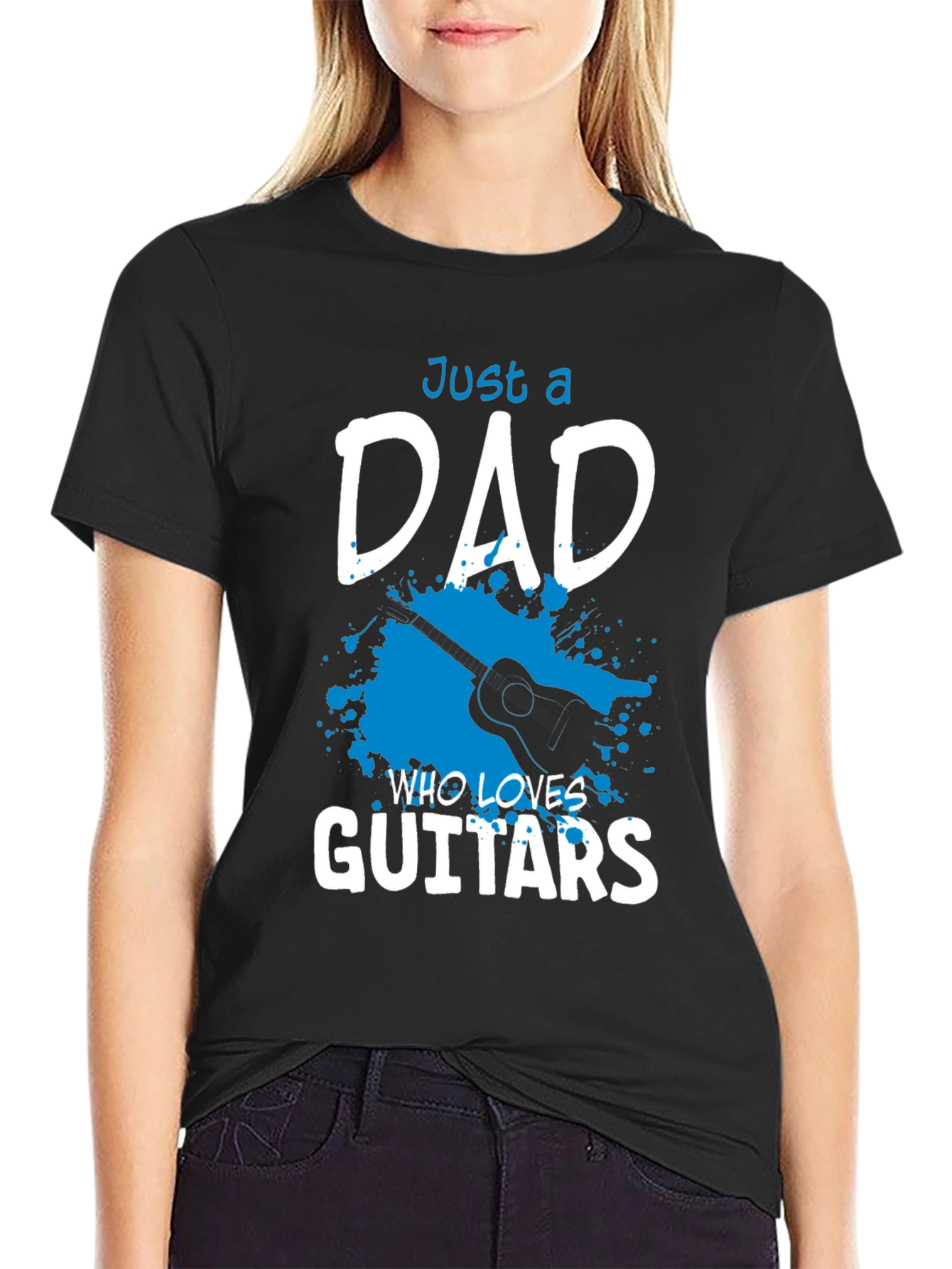 Guitar Dad T-Shirt: Musician Fathers Day Gift