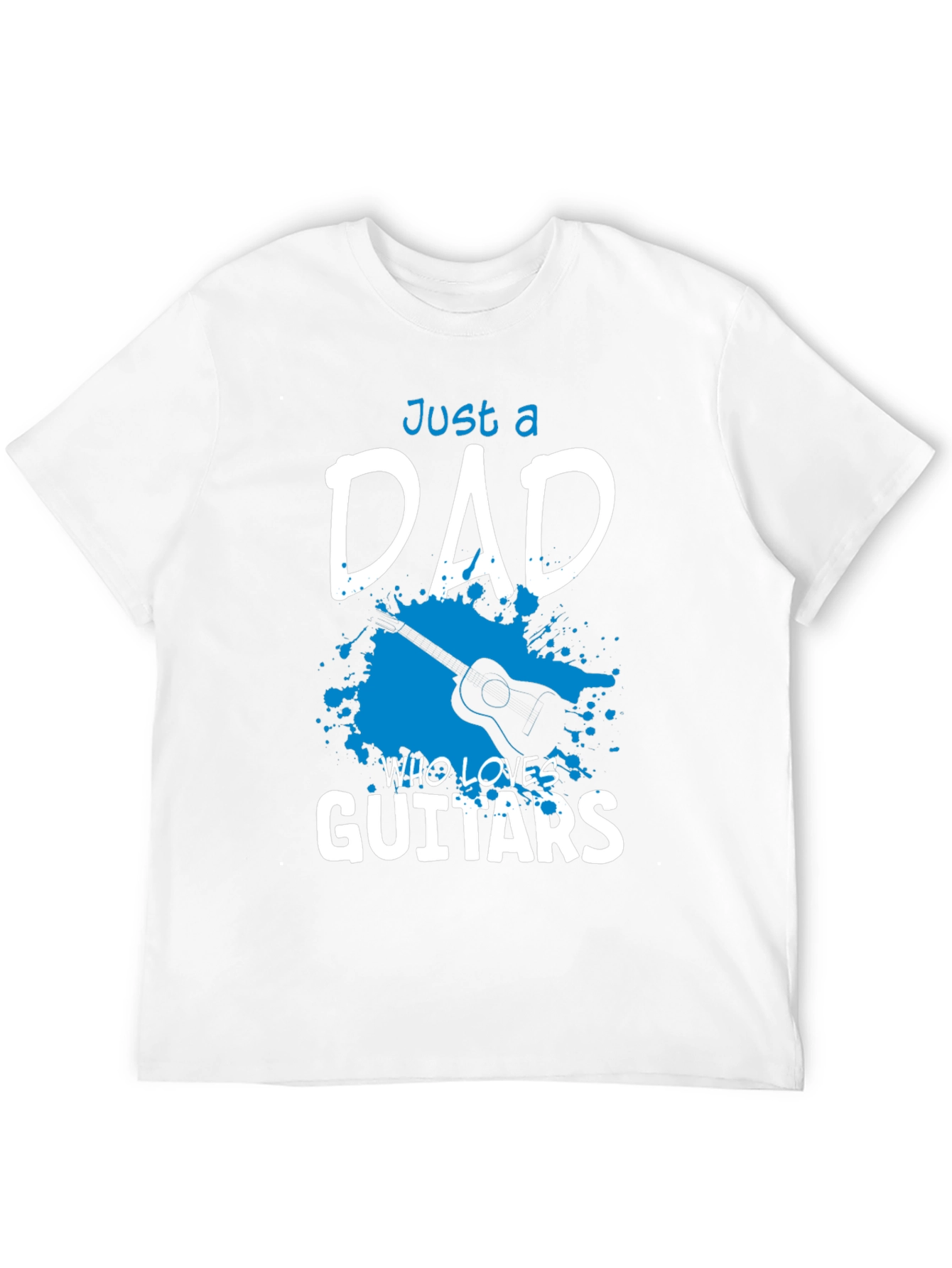 Guitar Dad T-Shirt: Musician Fathers Day Gift