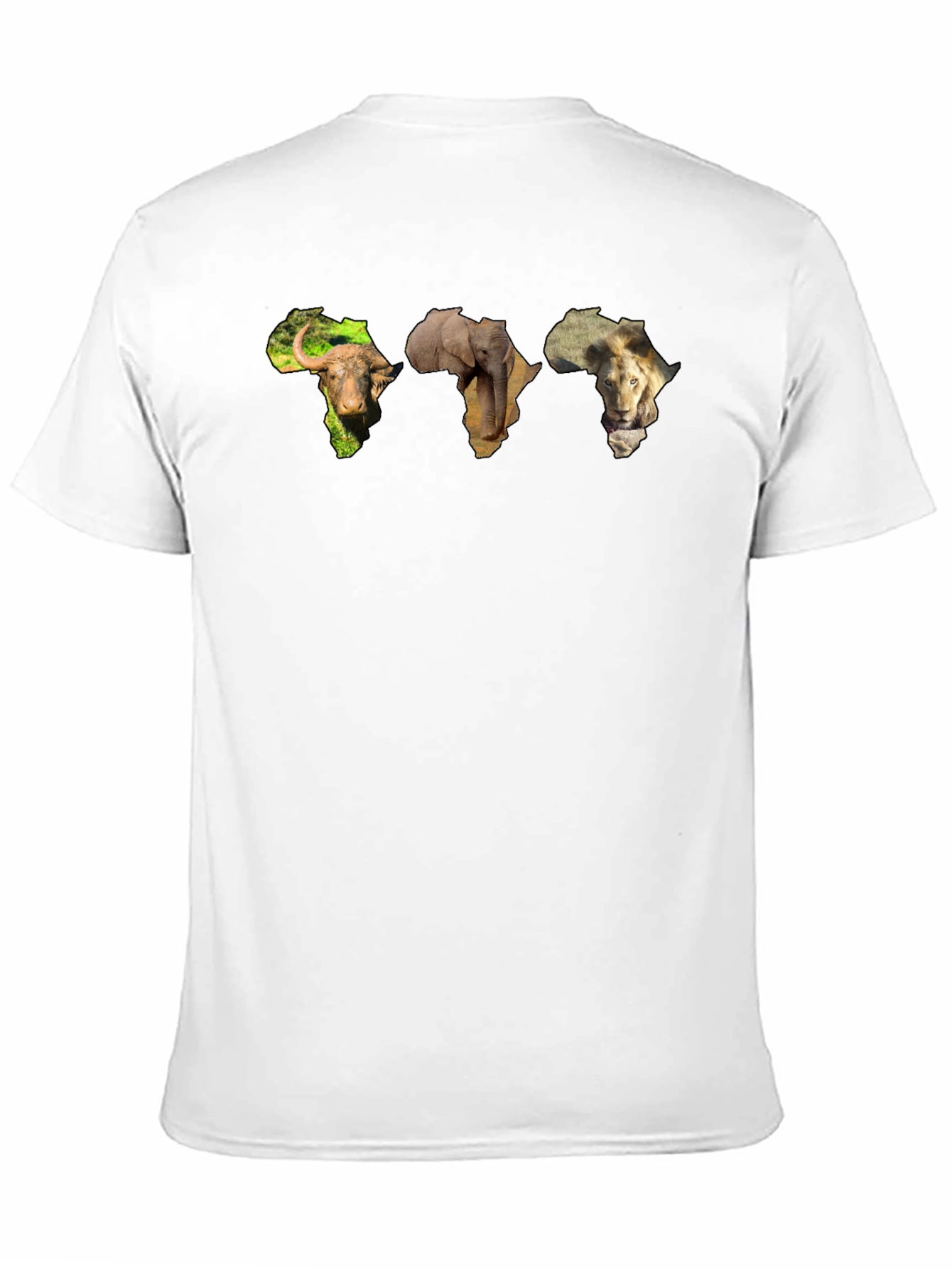 African Animals Map T-Shirt