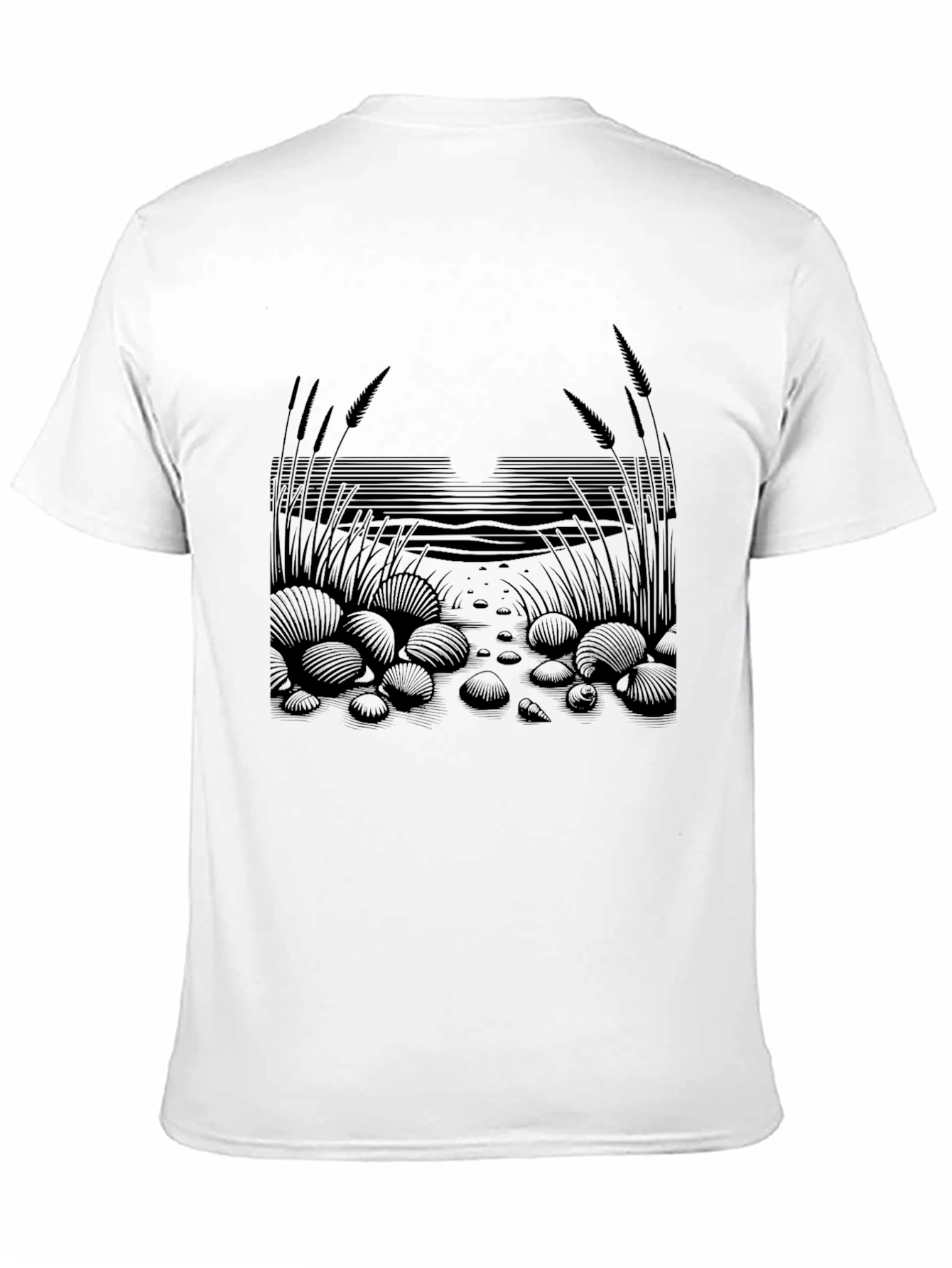 Coastal Graphic Tee - Unisex Black T-Shirt