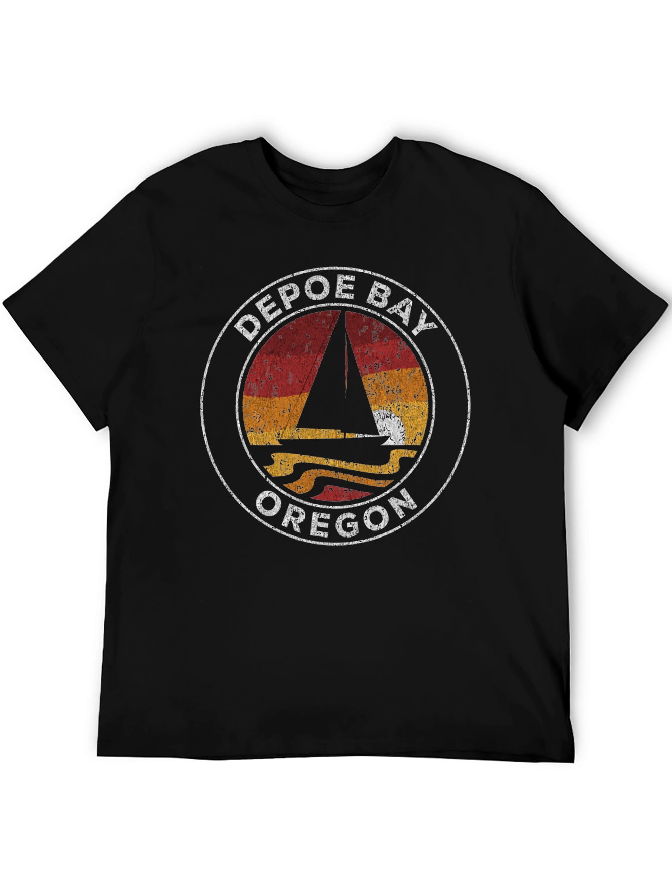 Depoe Bay Oregon Retro T-Shirt
