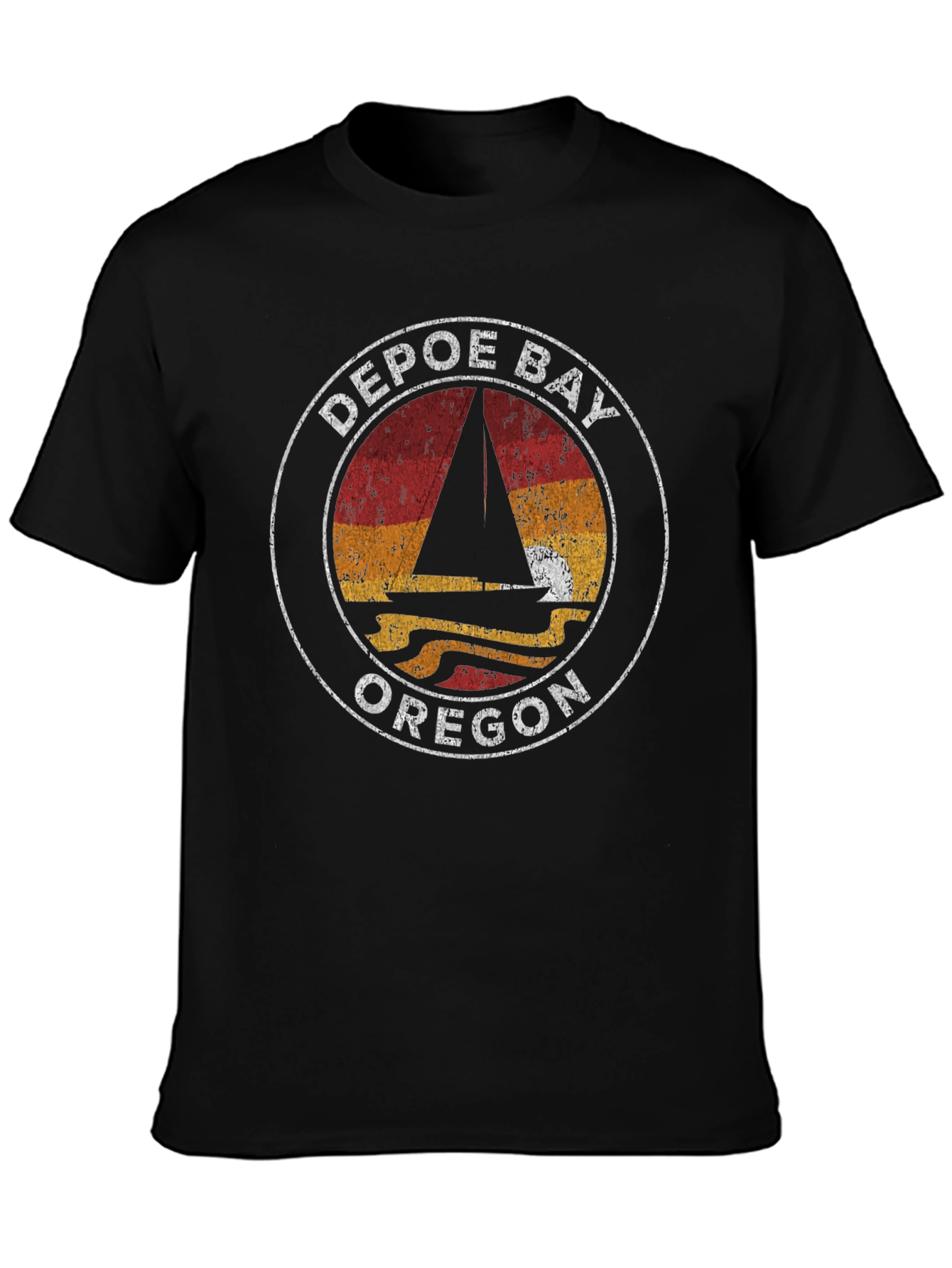 Depoe Bay Oregon Retro T-Shirt
