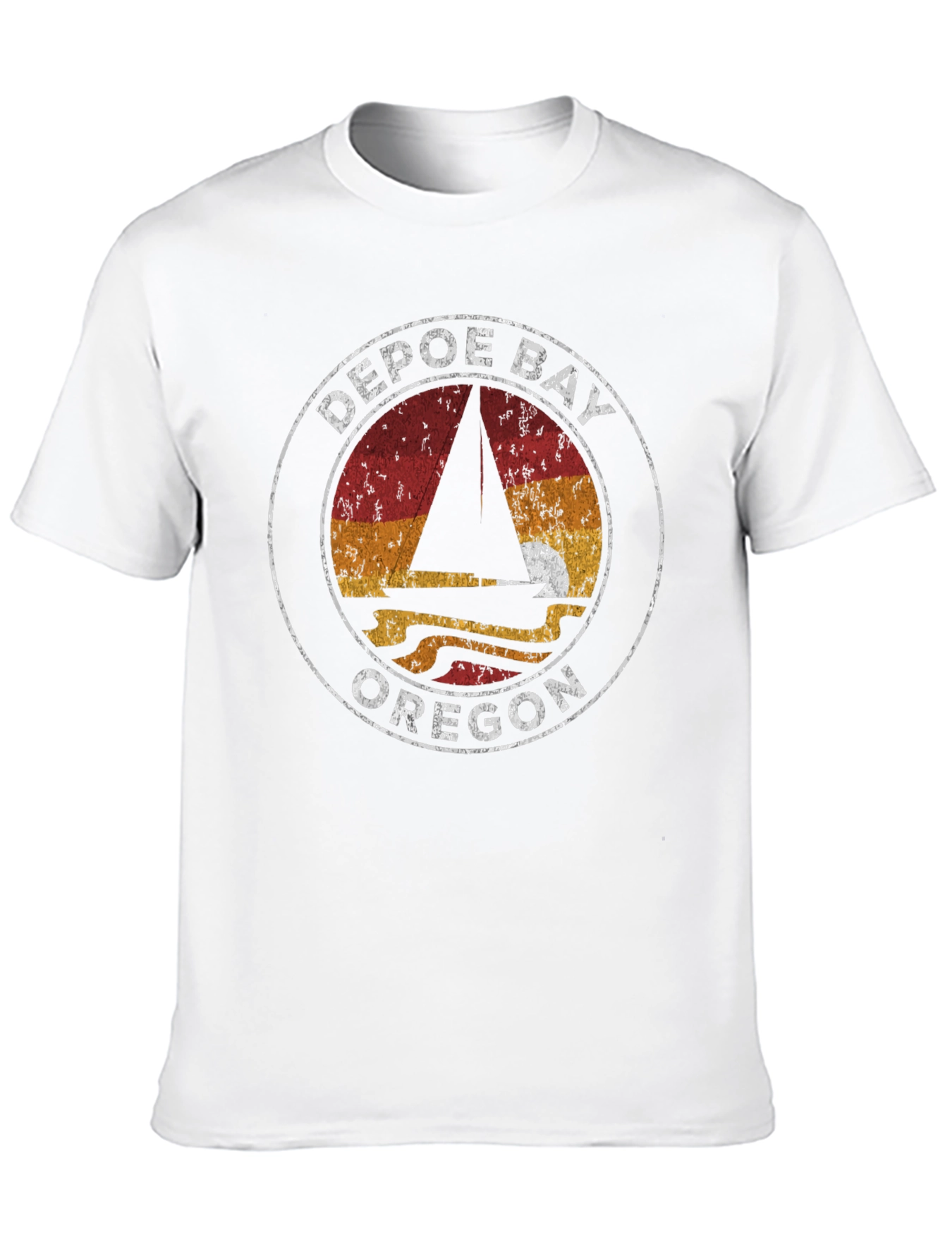 Depoe Bay Oregon Retro T-Shirt