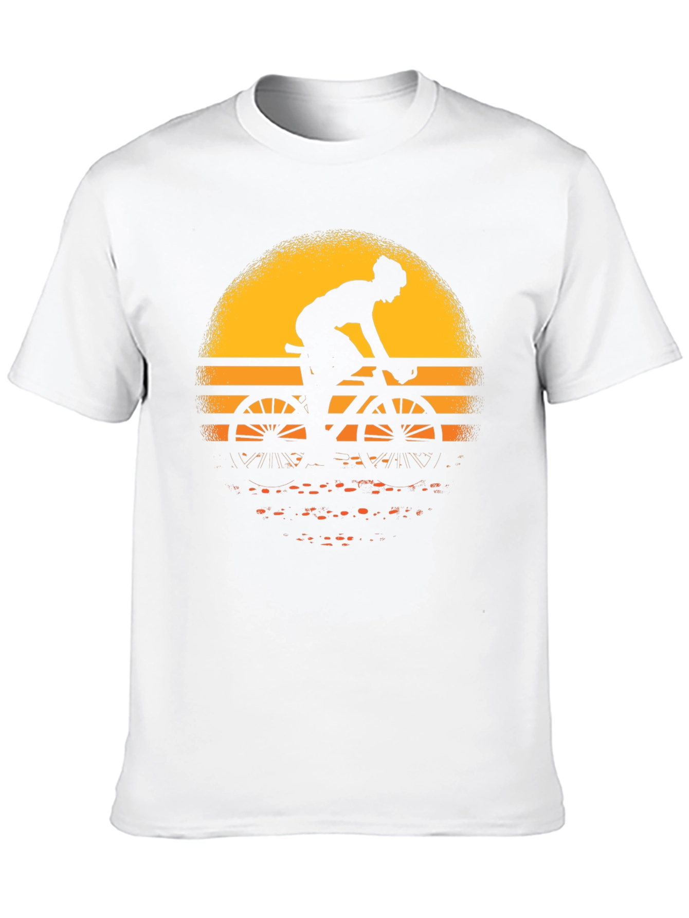 Cycling Sunset Graphic Tee