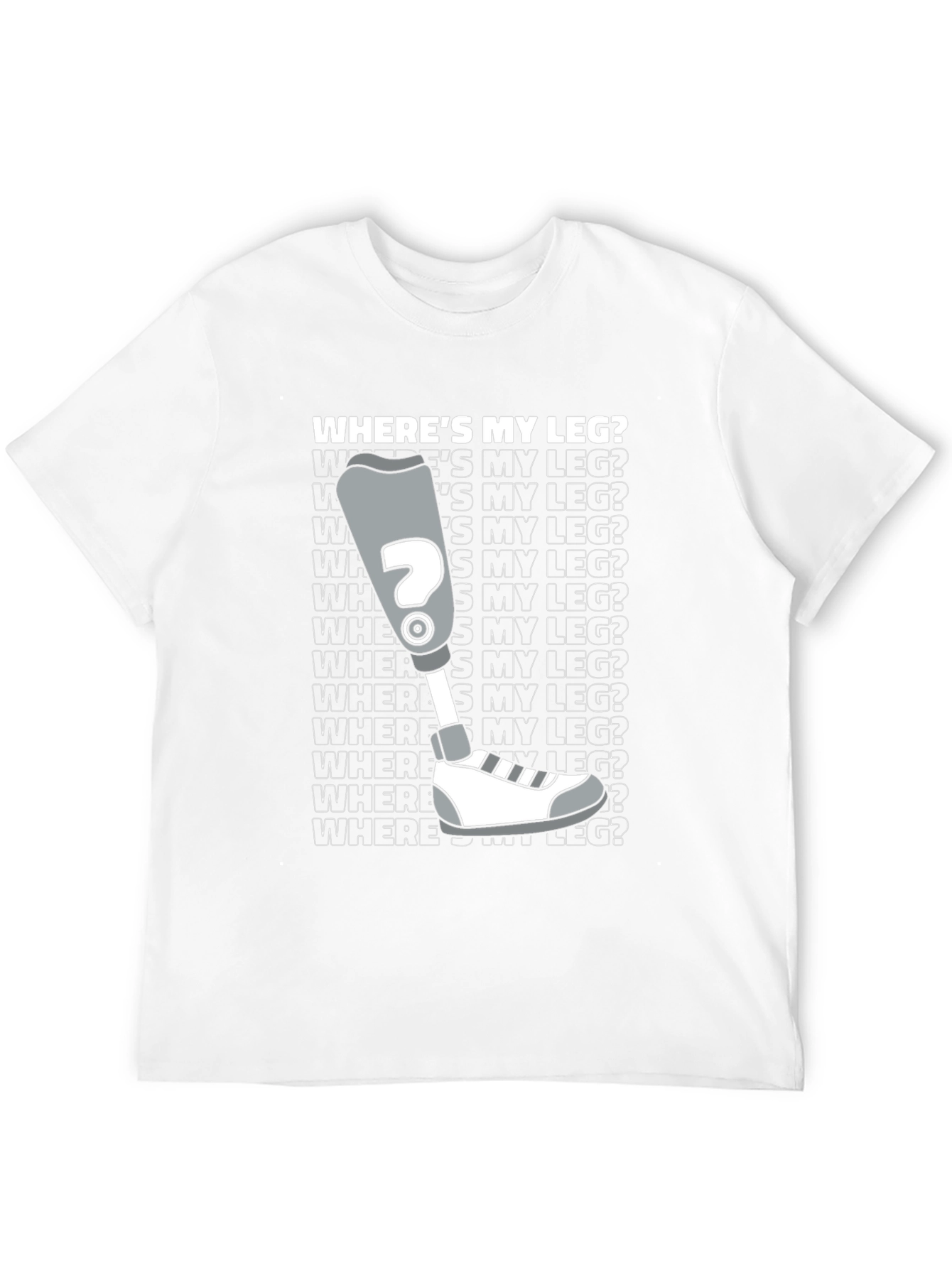 Wheres My Leg? Novelty T-Shirt