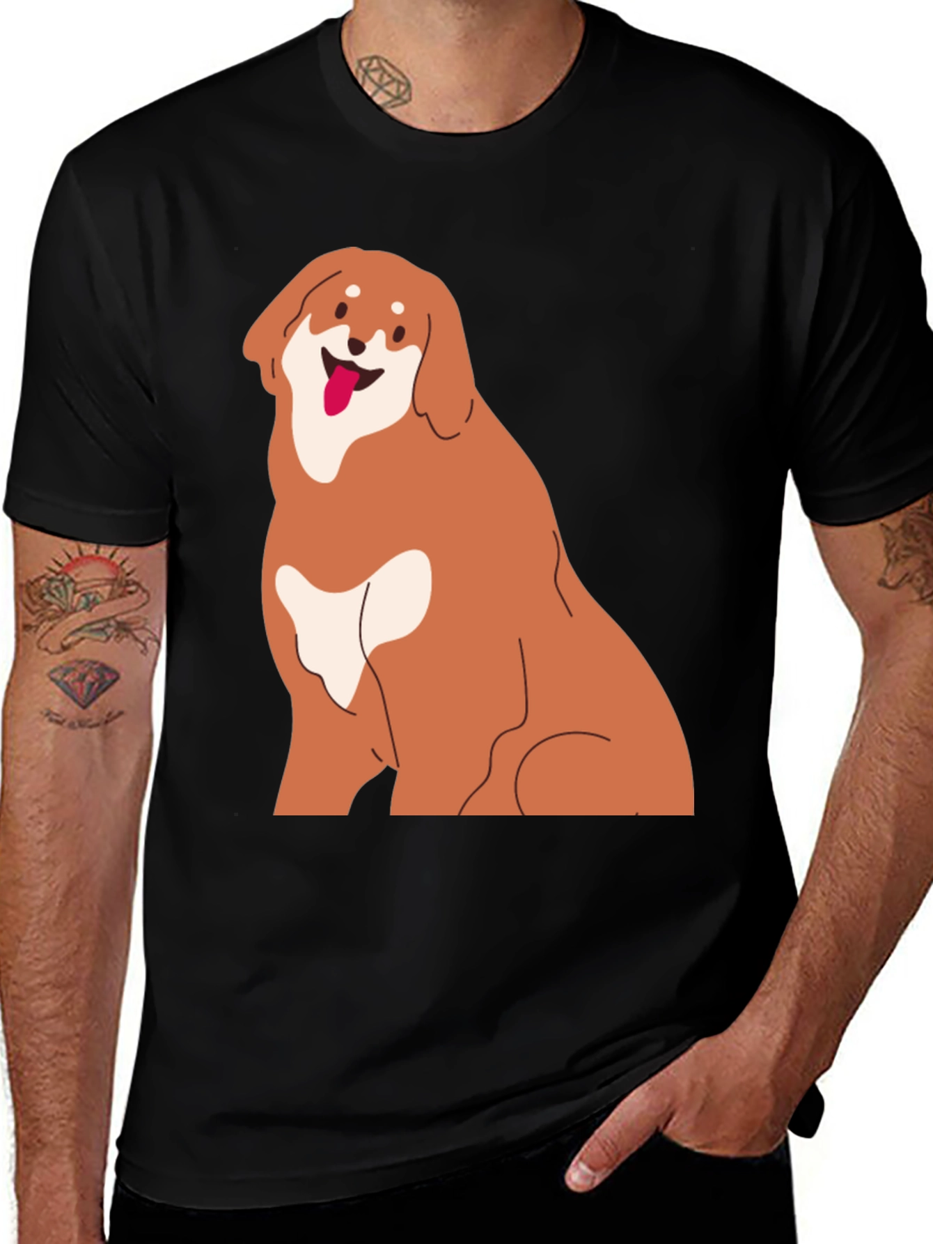 Dog Graphic Tee - Cute Pet Lover Shirt