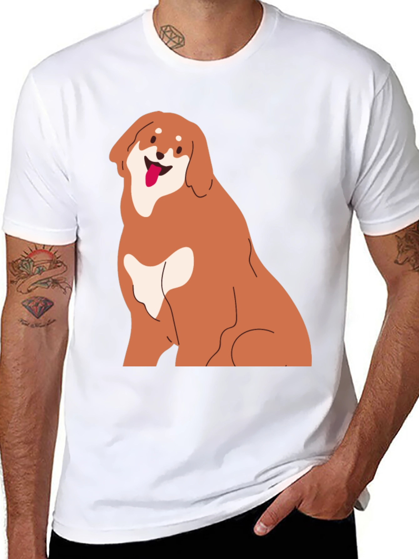 Dog Graphic Tee - Cute Pet Lover Shirt