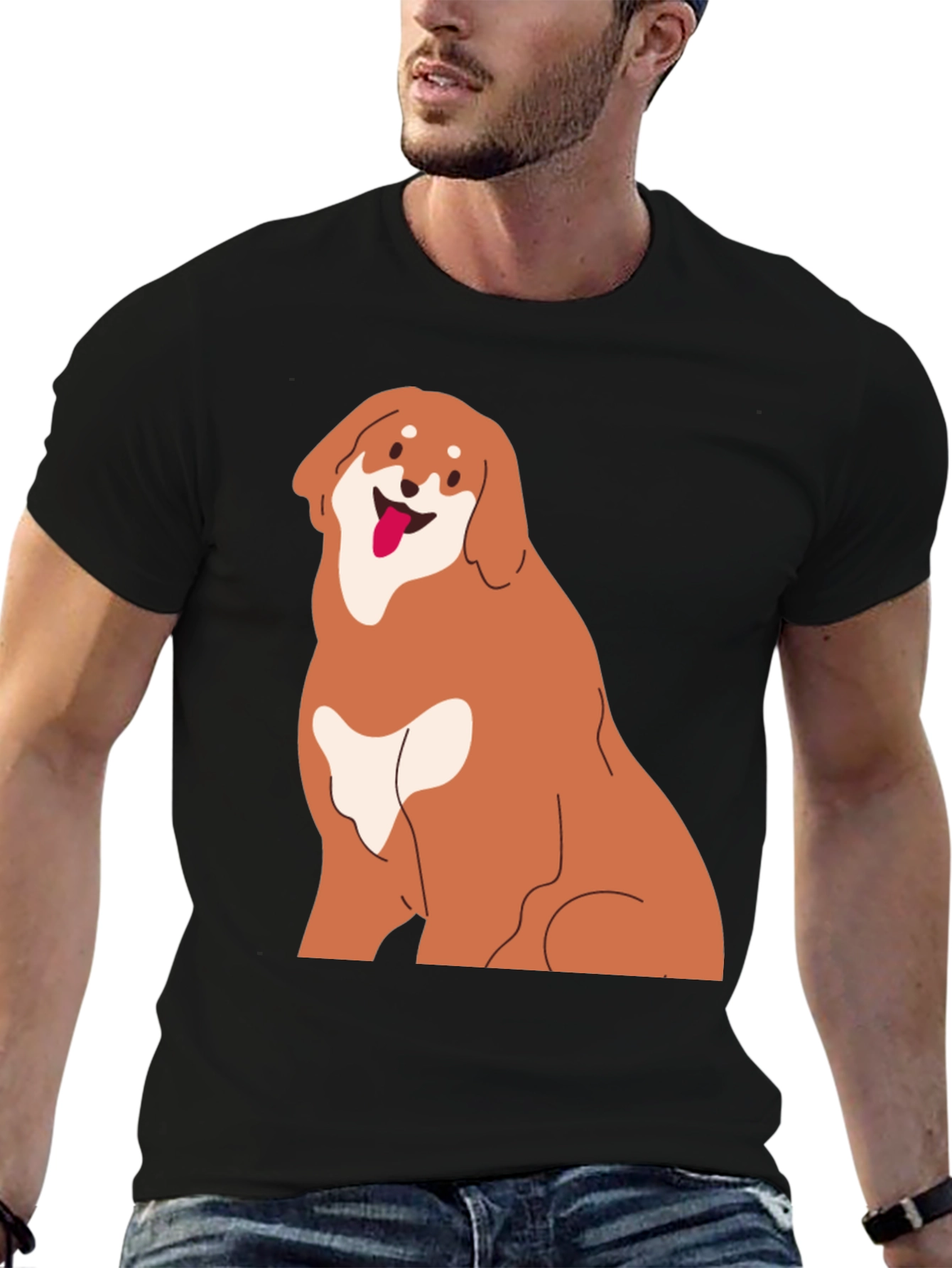 Dog Graphic Tee - Cute Pet Lover Shirt
