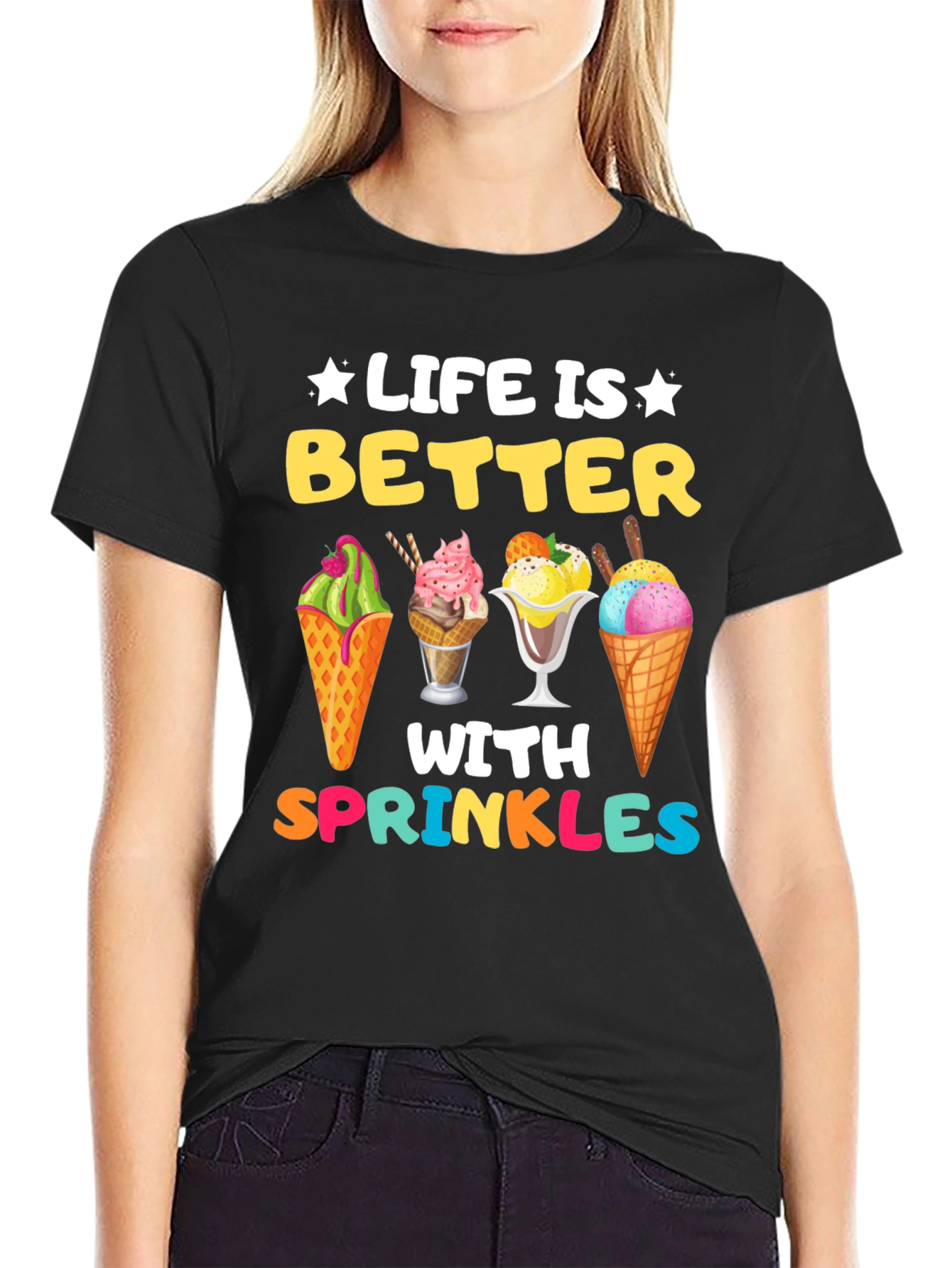 Life is Better with Sprinkles Graphic T-Shirt
