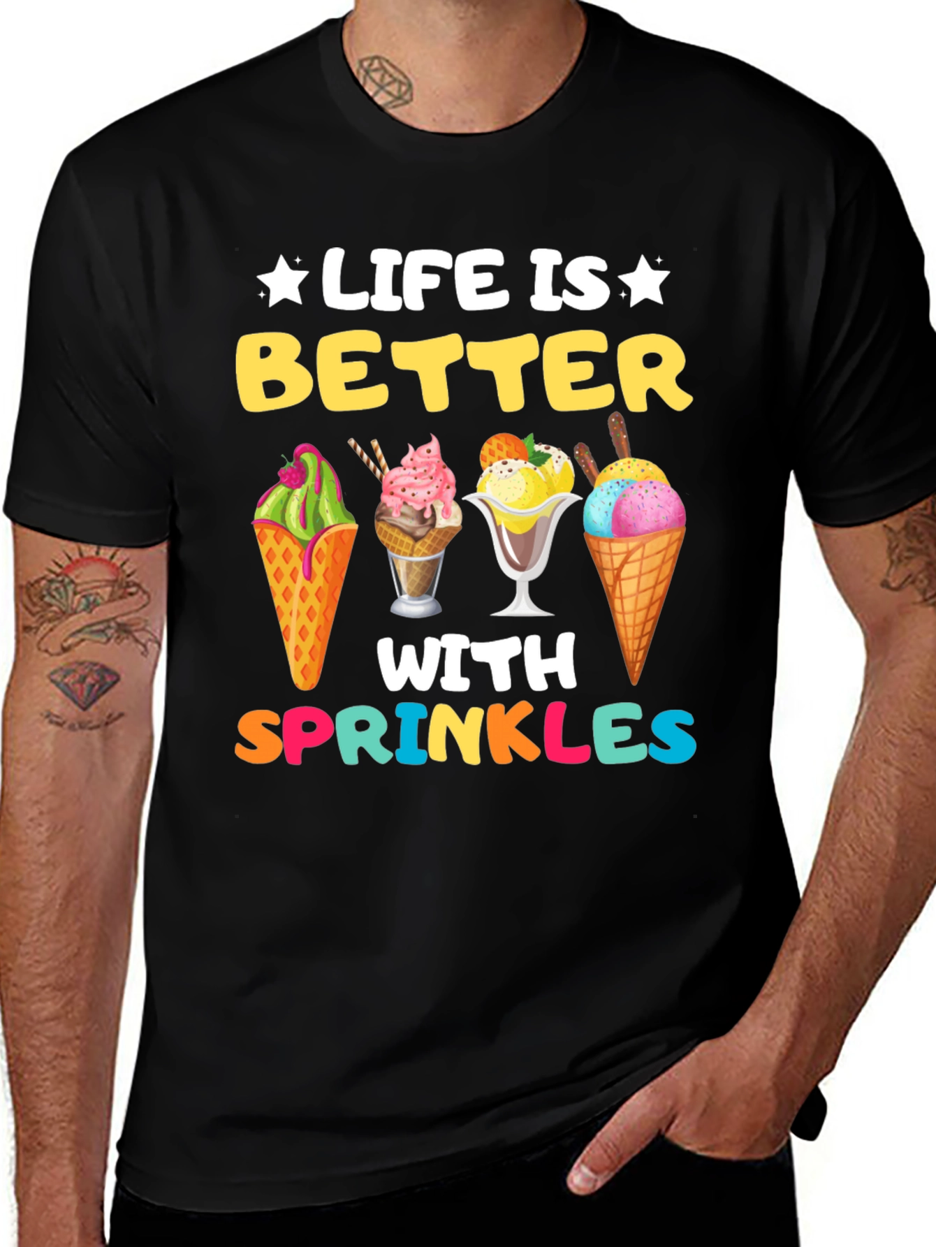 Life is Better with Sprinkles Graphic T-Shirt