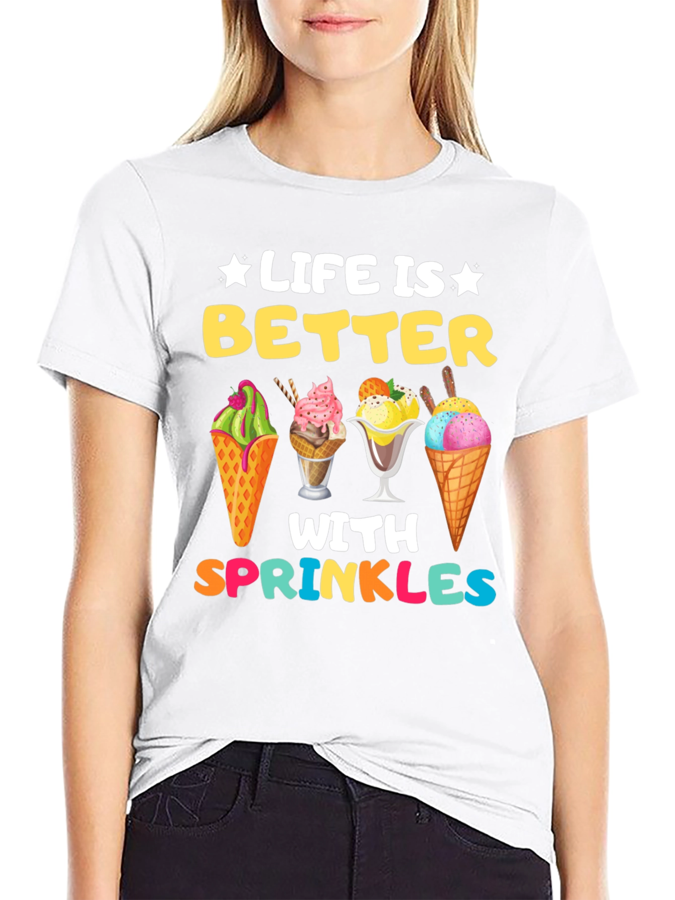 Life is Better with Sprinkles Graphic T-Shirt