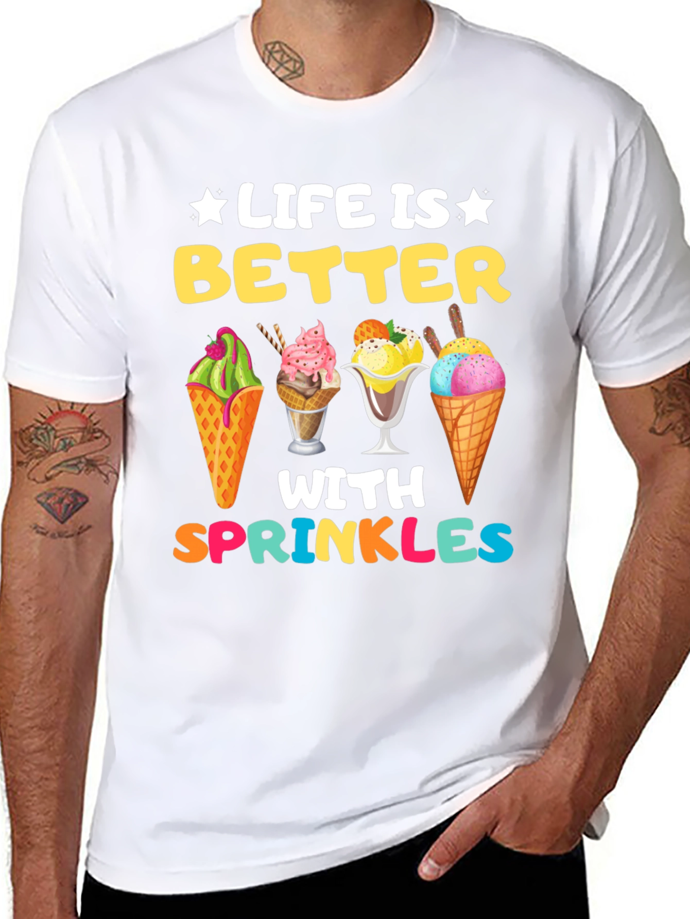Life is Better with Sprinkles Graphic T-Shirt