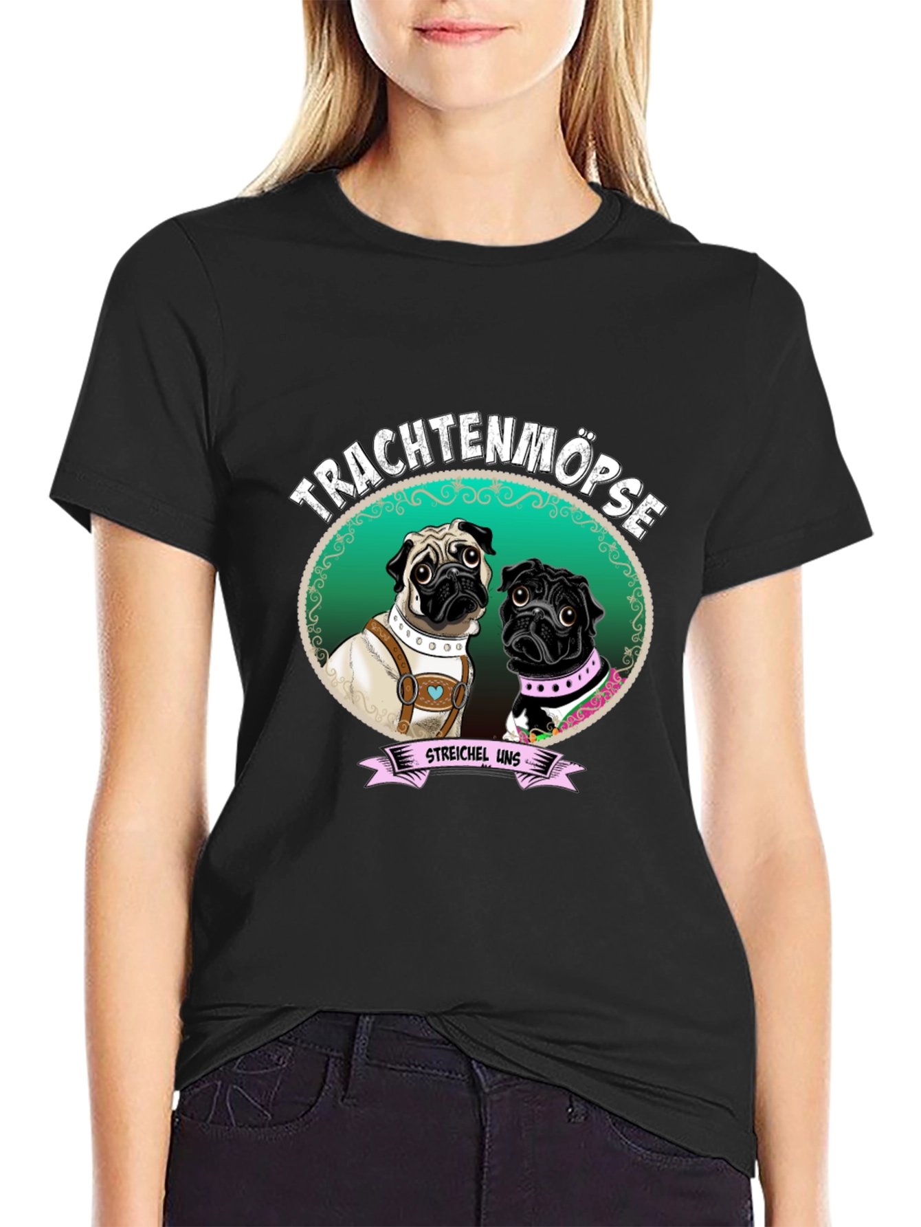 Trachtenmöpse Pug T-Shirt
