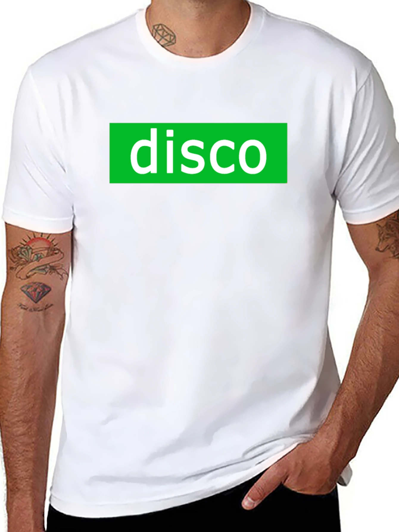 Disco Graphic Tee - Black Short Sleeve