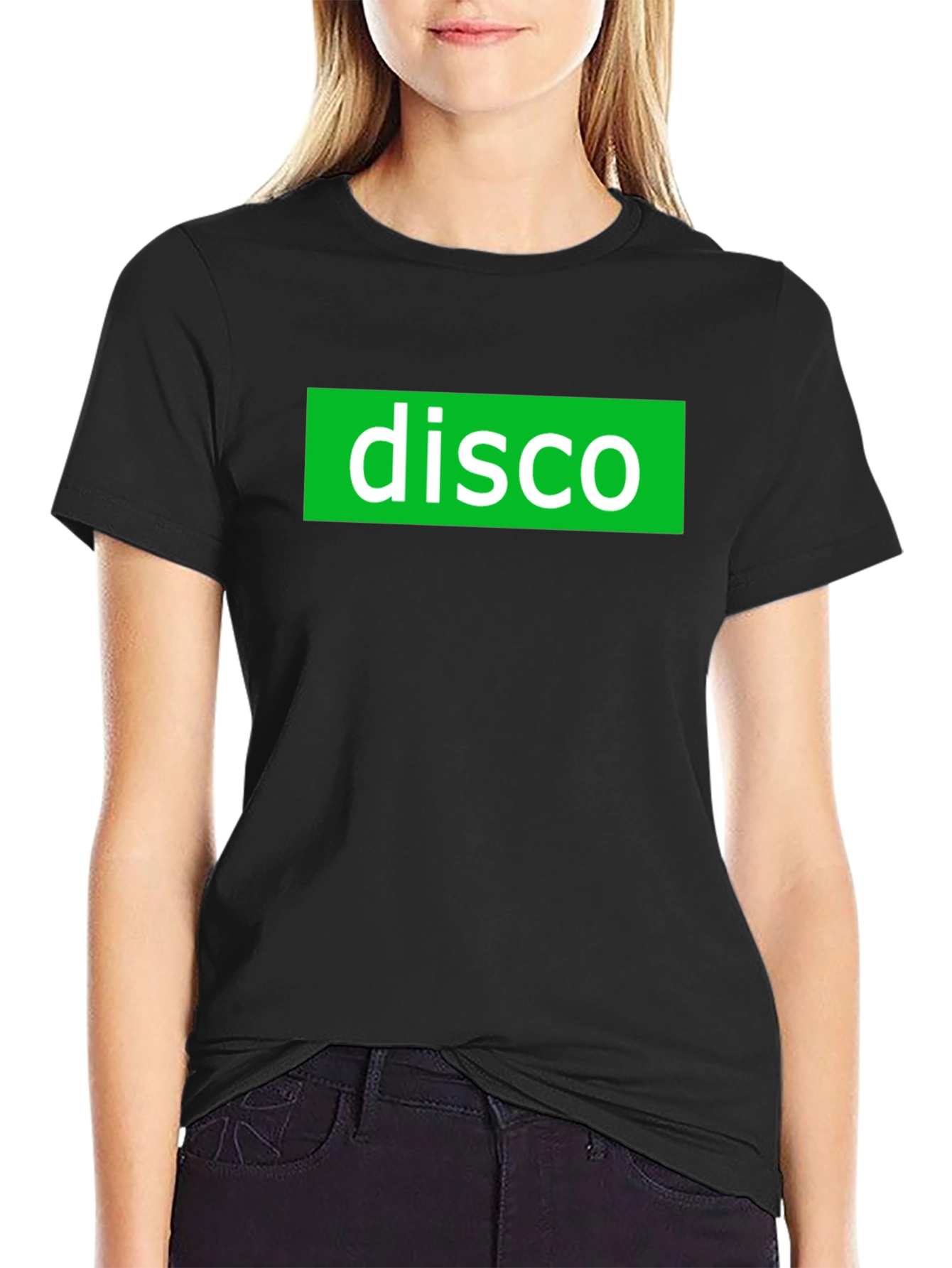 Disco Graphic Tee - Black Short Sleeve