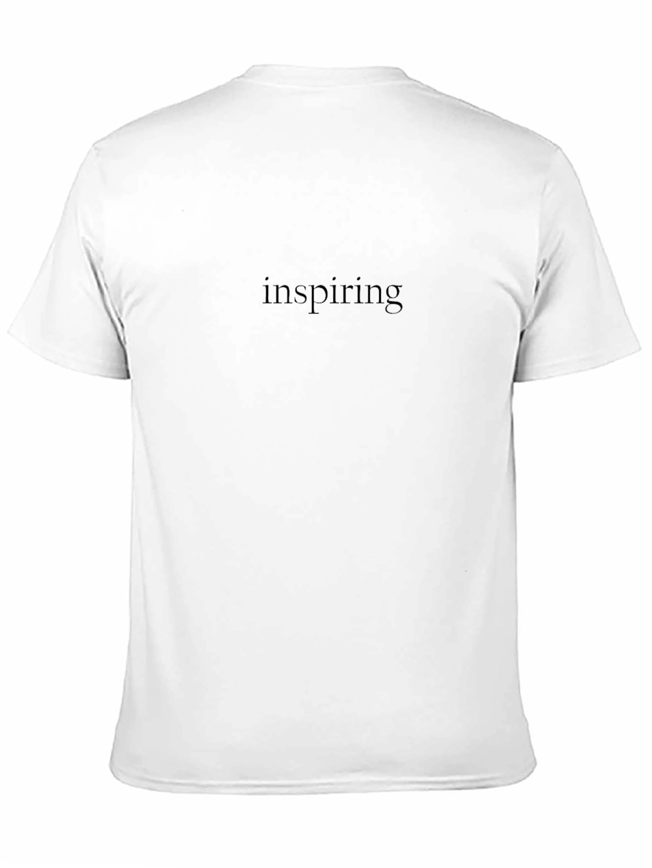 Inspiring Black Crew Neck T-Shirt