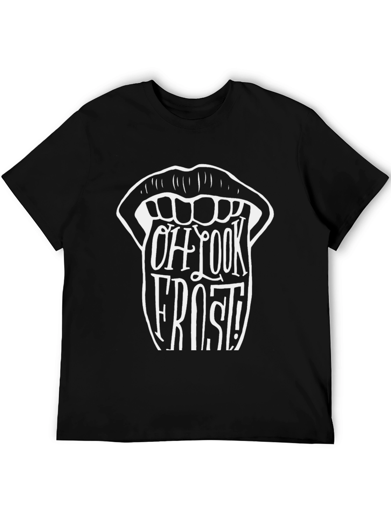 Oh Look Frost! Graphic Tee - Black