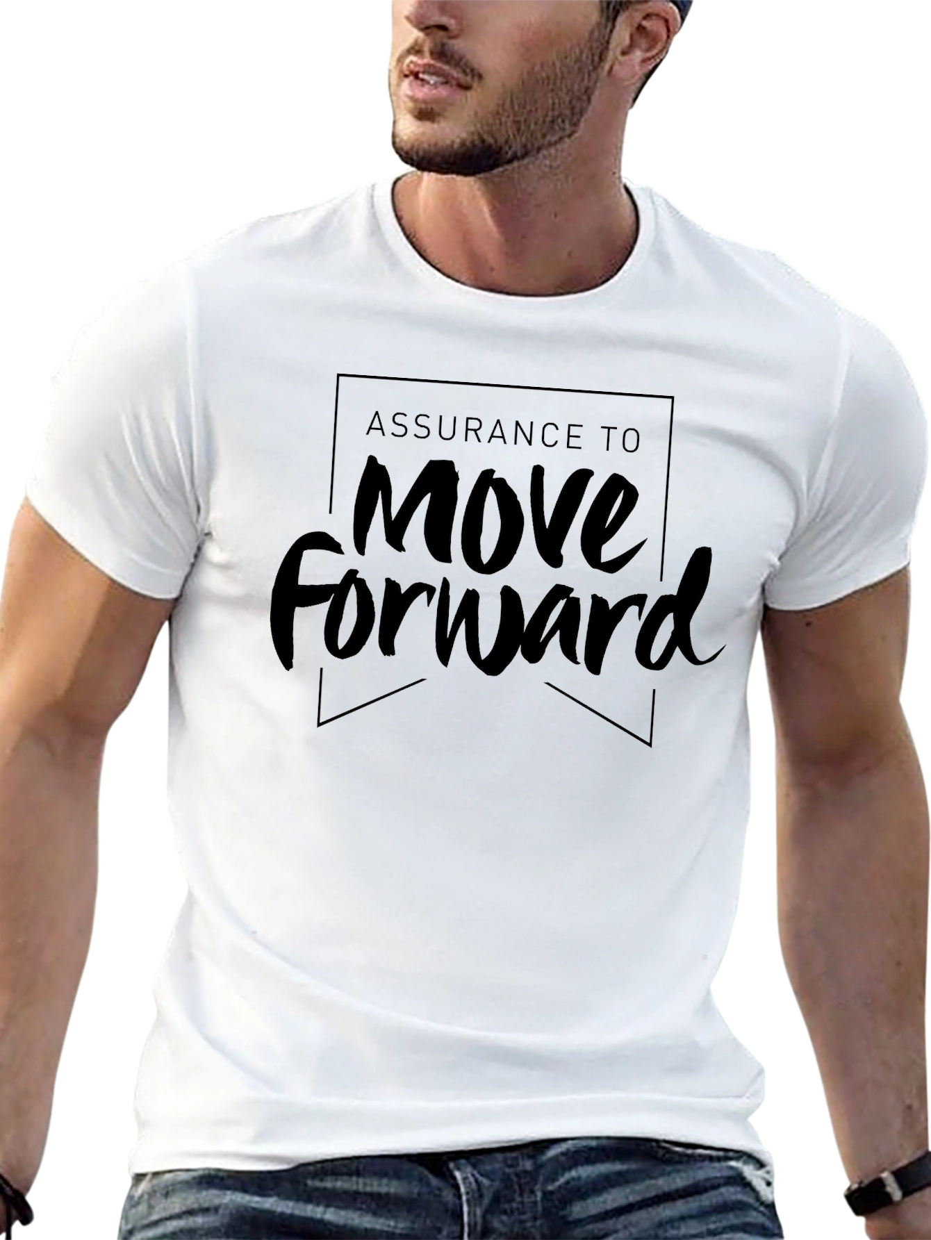 Assurance to Move Forward Black T-Shirt