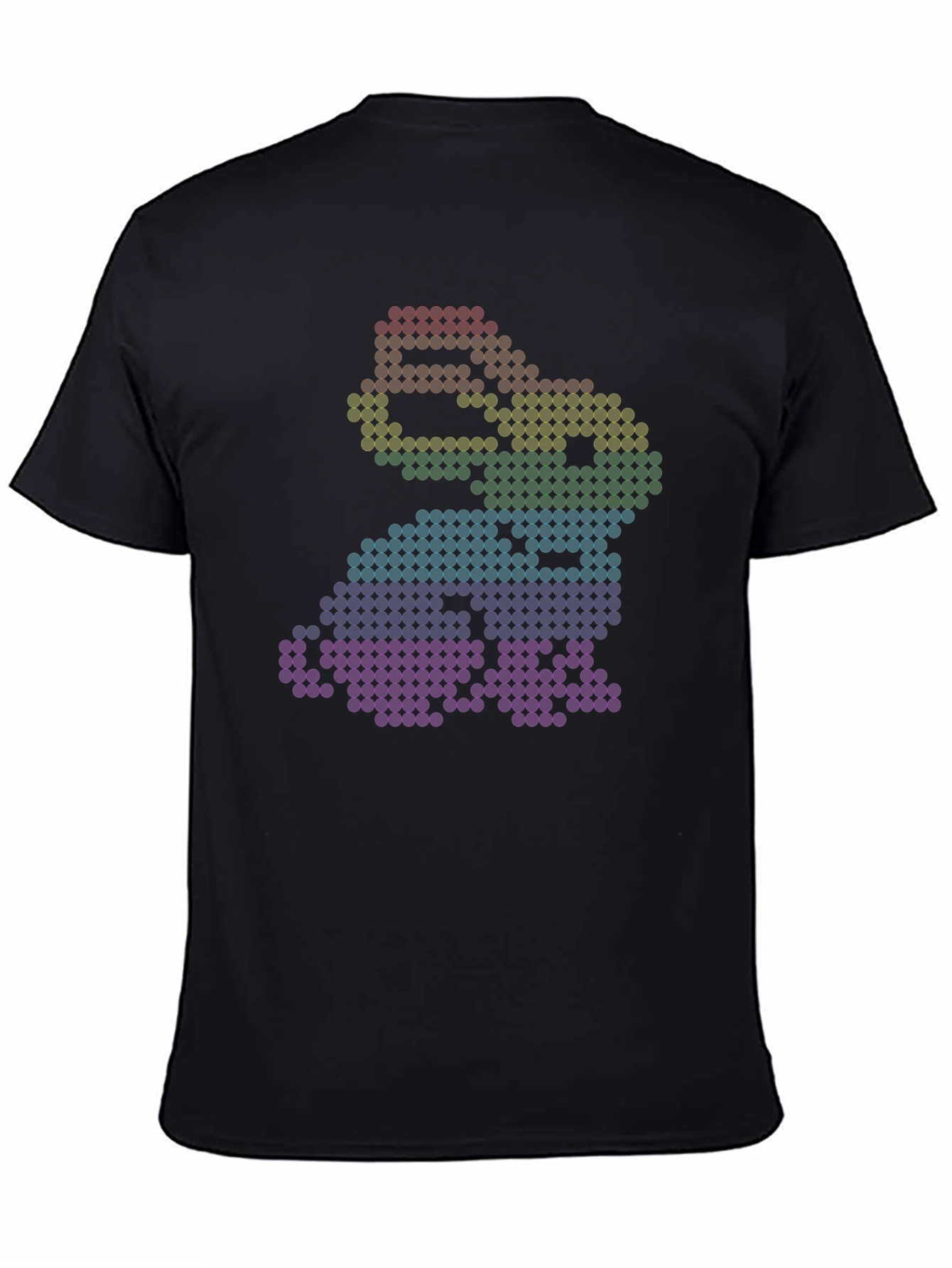 Rainbow Pixel Art Frog T-Shirt