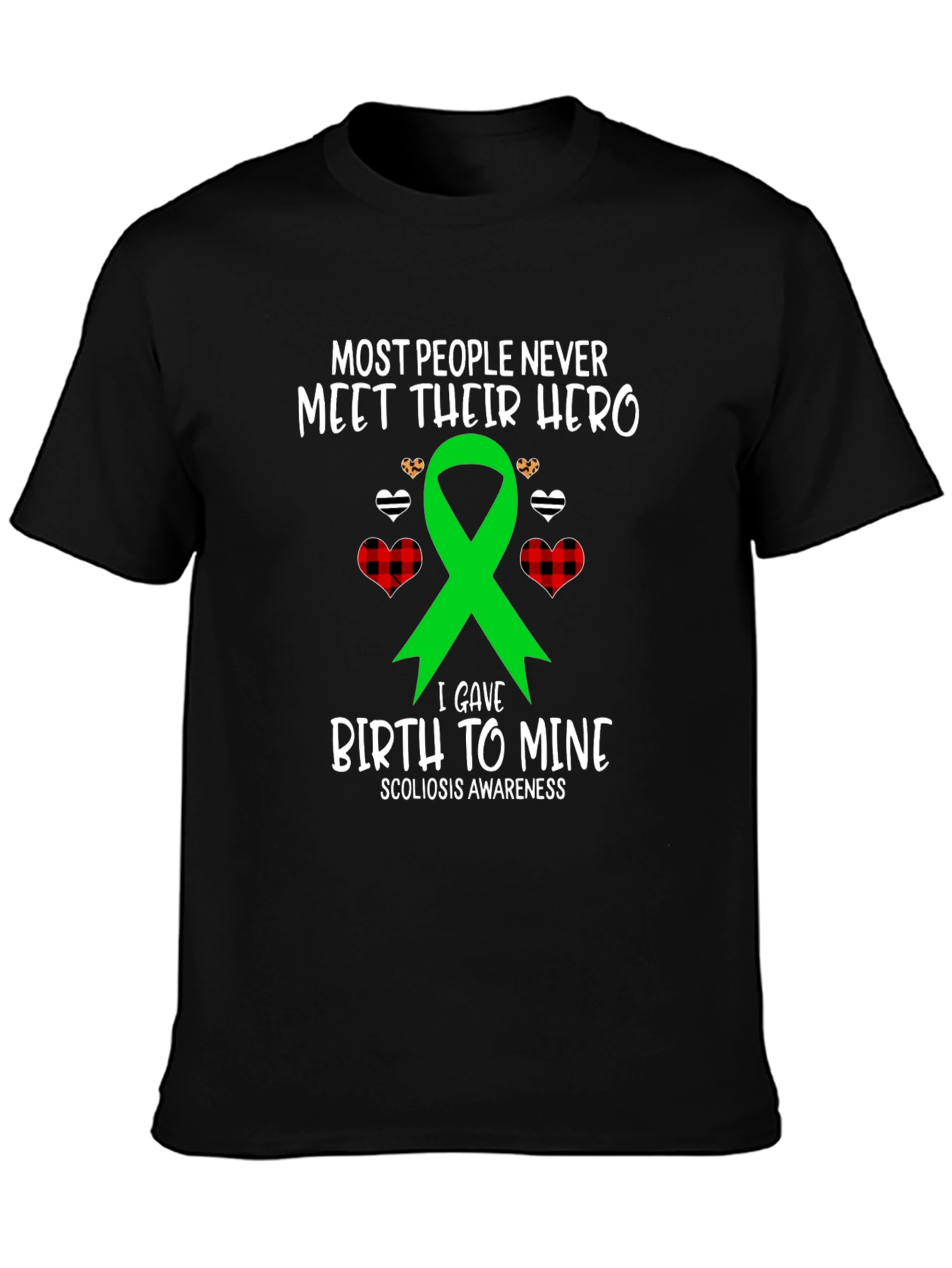 Hero Birth Scoliosis Awareness T-Shirt
