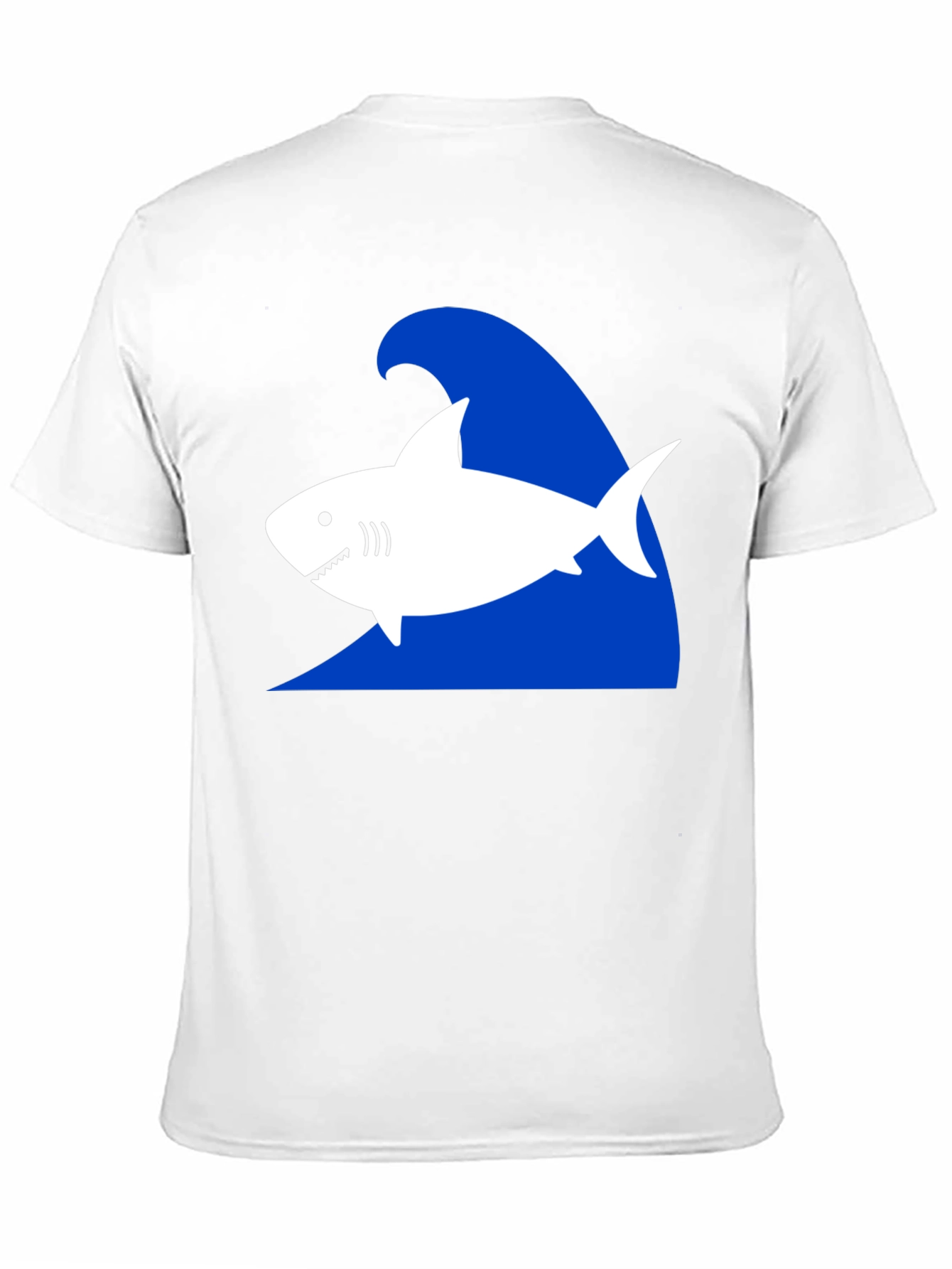 Shark Wave Graphic T-Shirt - Black