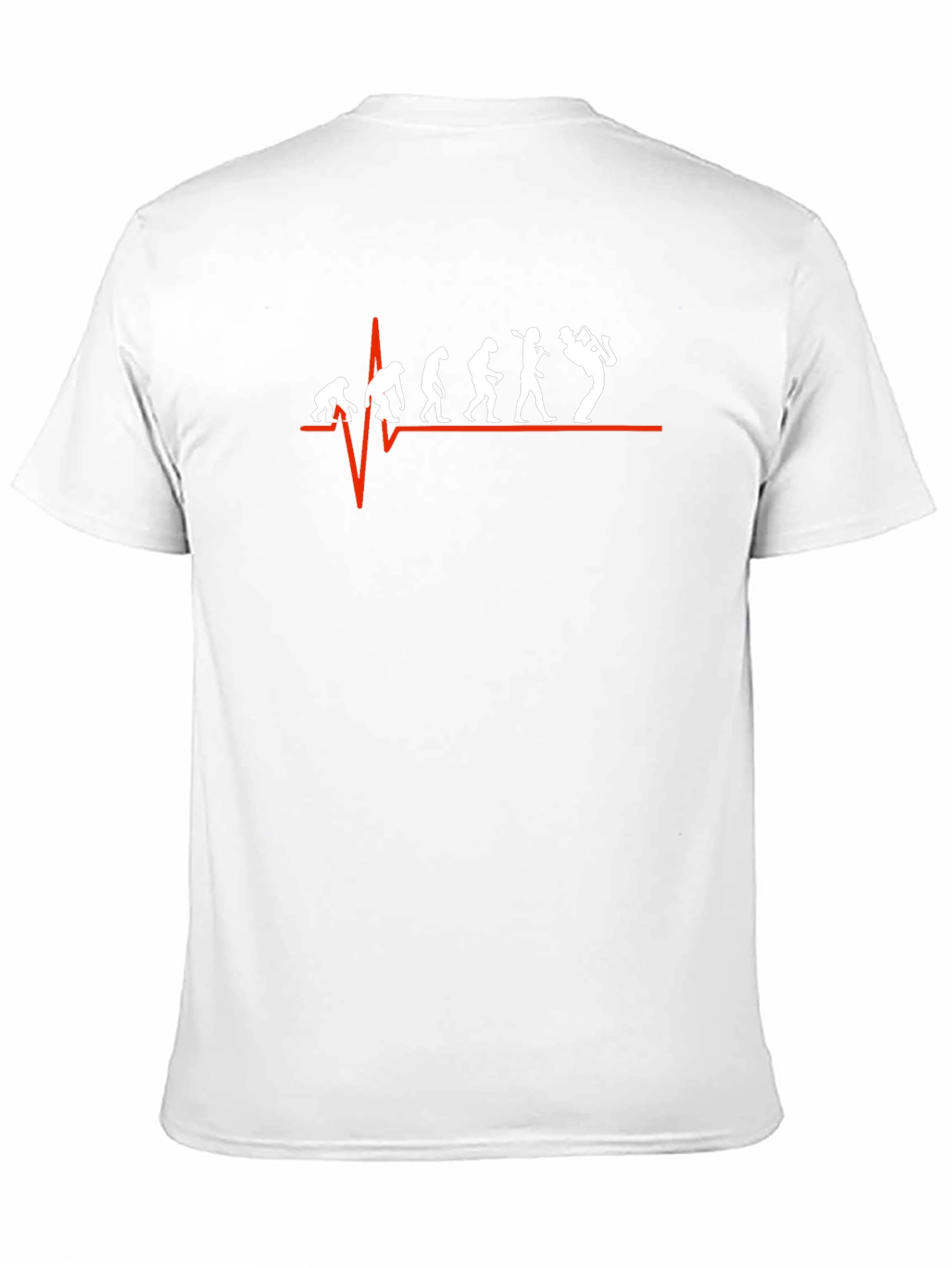 Evolution of Saxophone Player Black T-Shirt