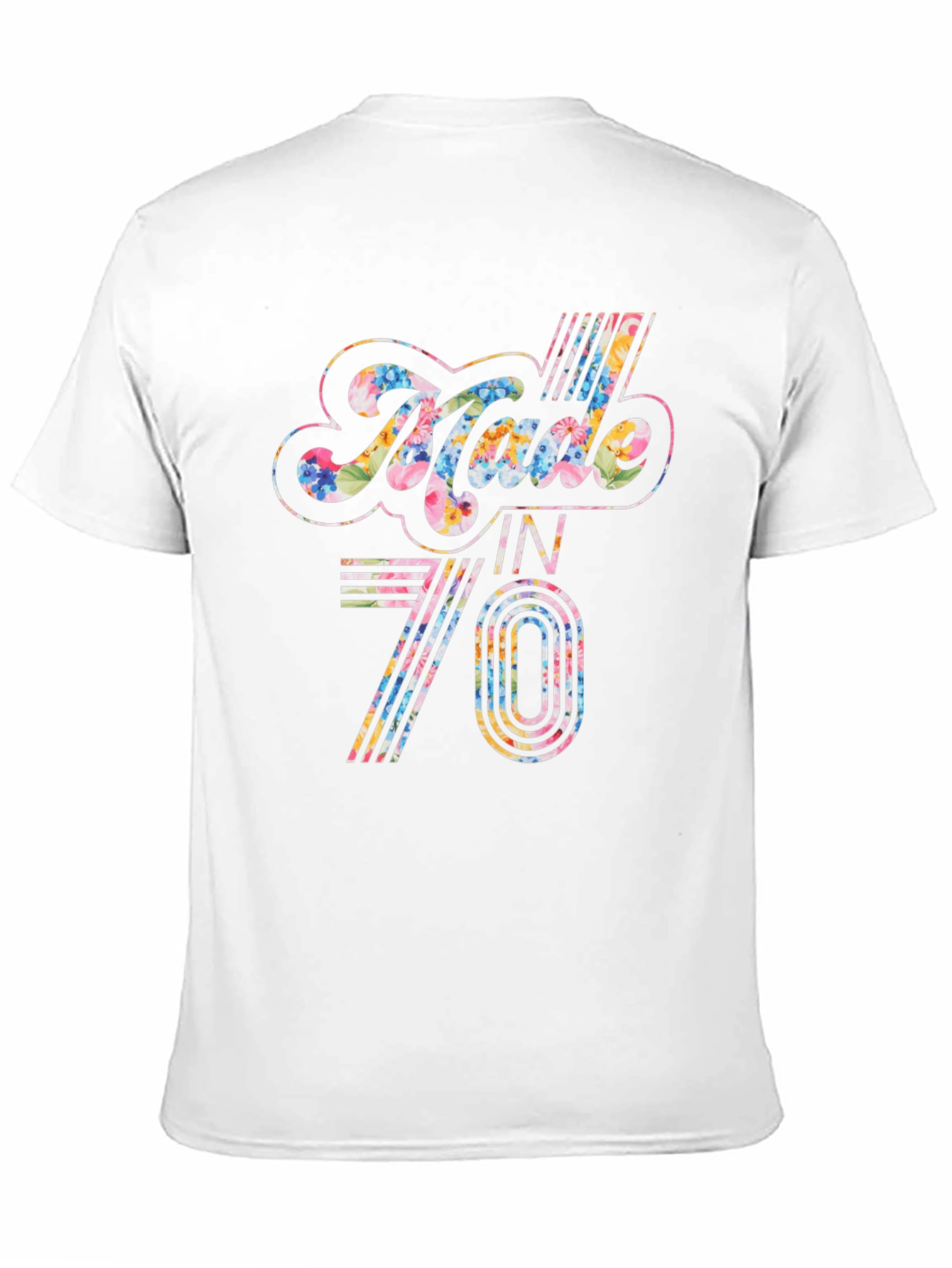 Retro Floral Made in 70 T-Shirt