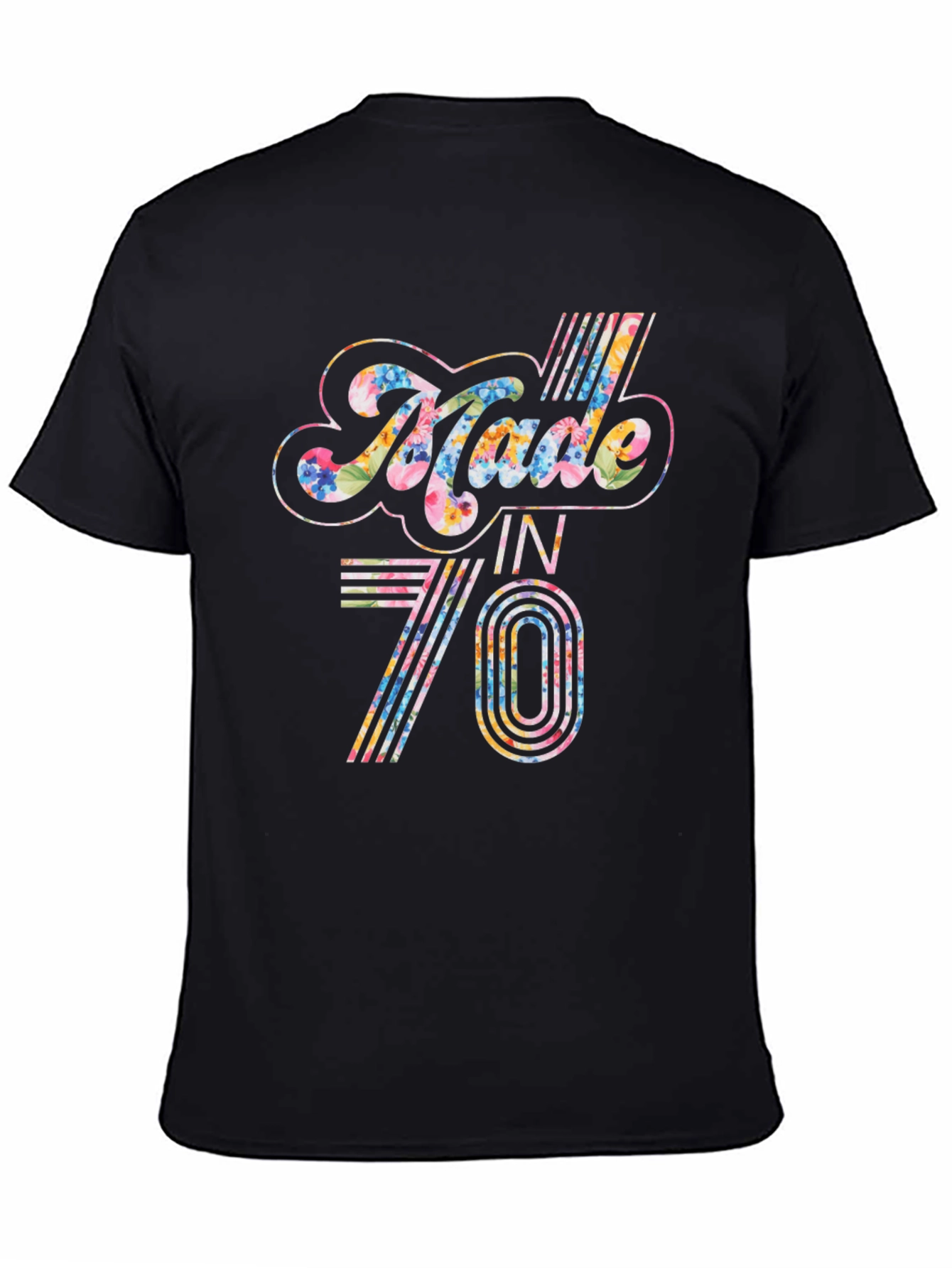 Retro Floral Made in 70 T-Shirt