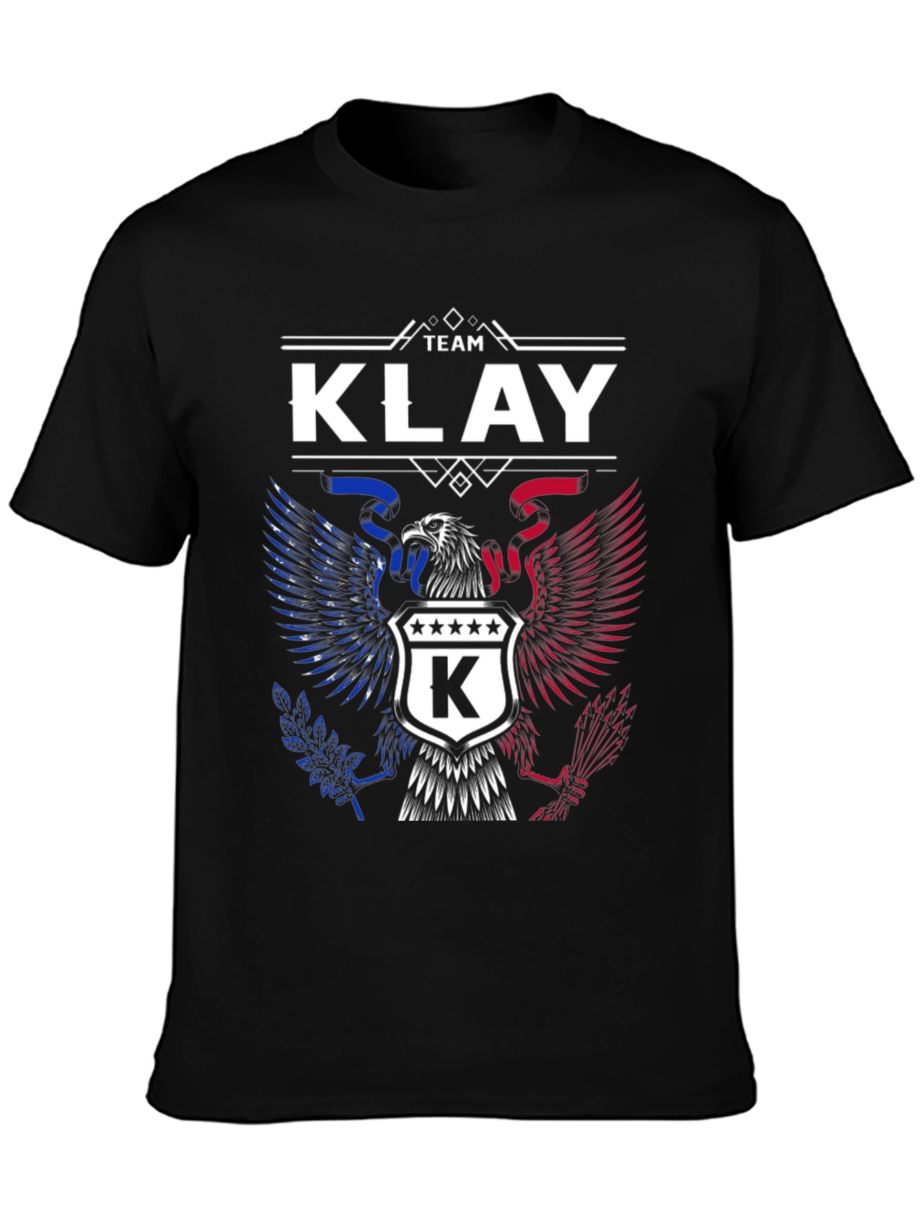 Team Klay Graphic Tee - Patriotic Eagle Design