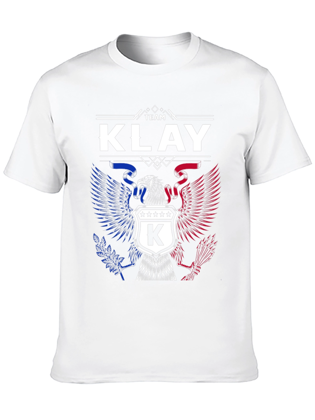 Team Klay Graphic Tee - Patriotic Eagle Design