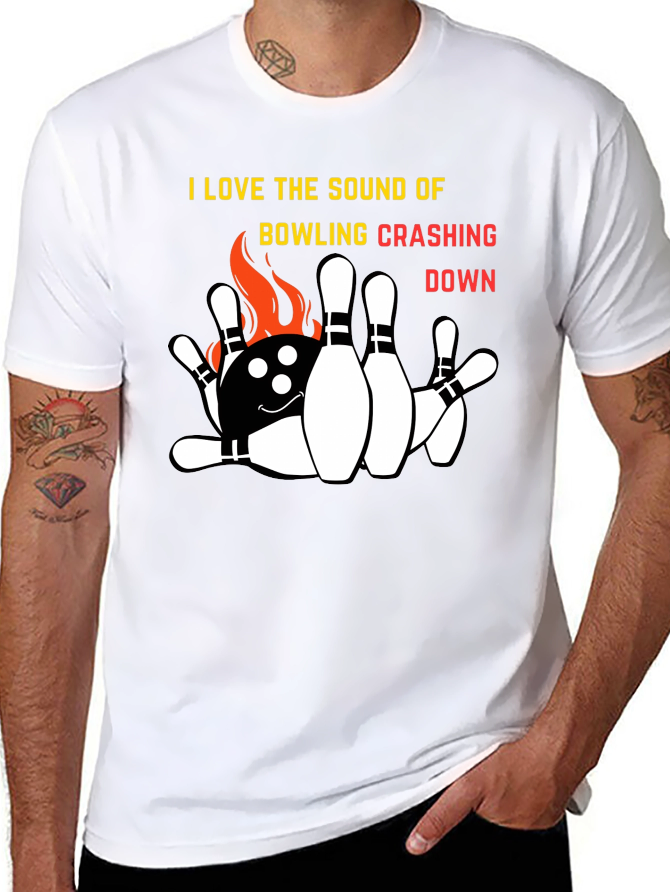 Bowling Crash T-Shirt: I Love The Sound
