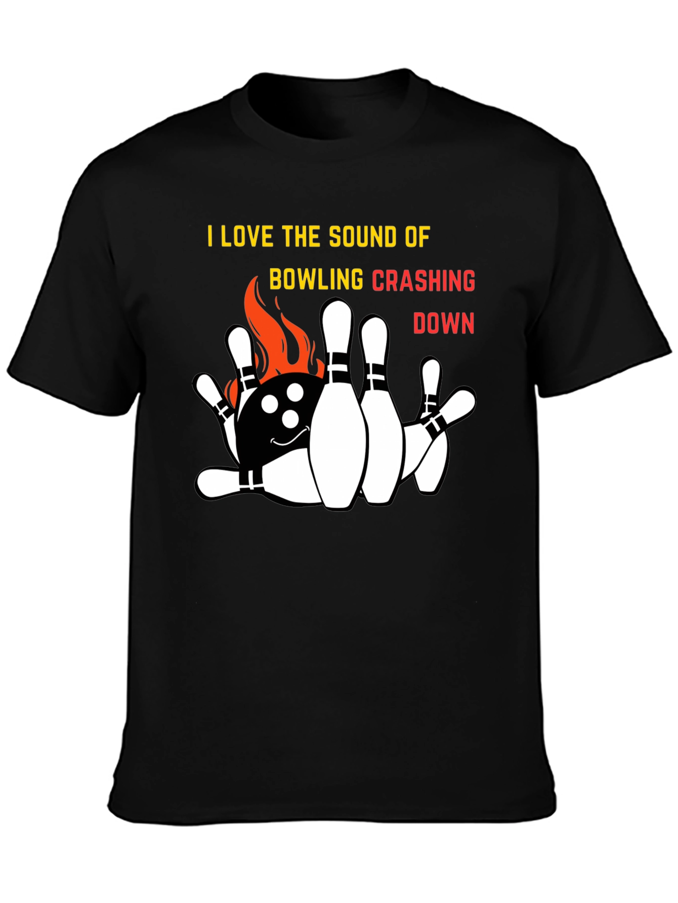 Bowling Crash T-Shirt: I Love The Sound