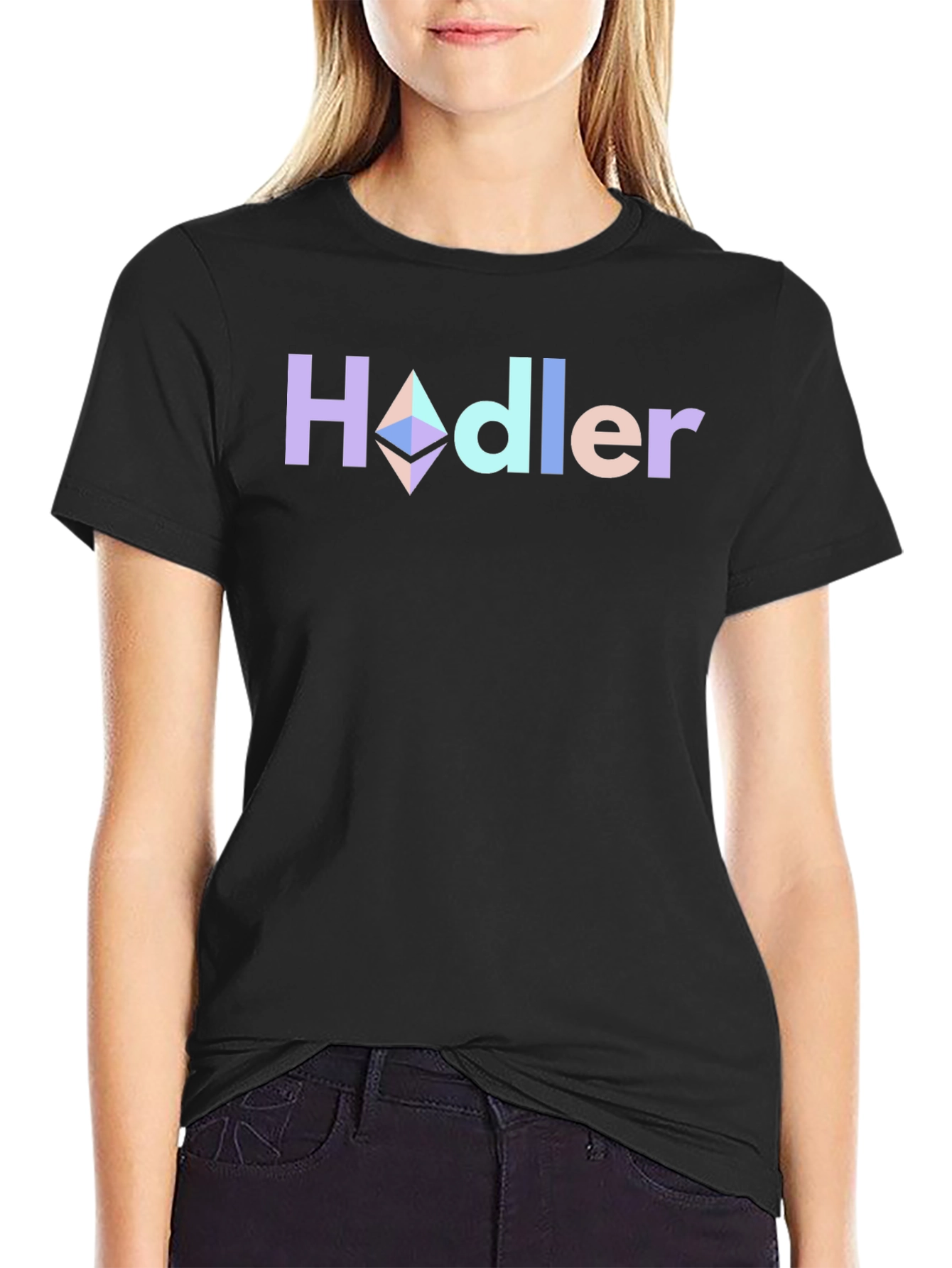 HODLer Crypto T-Shirt - Ethereum Design
