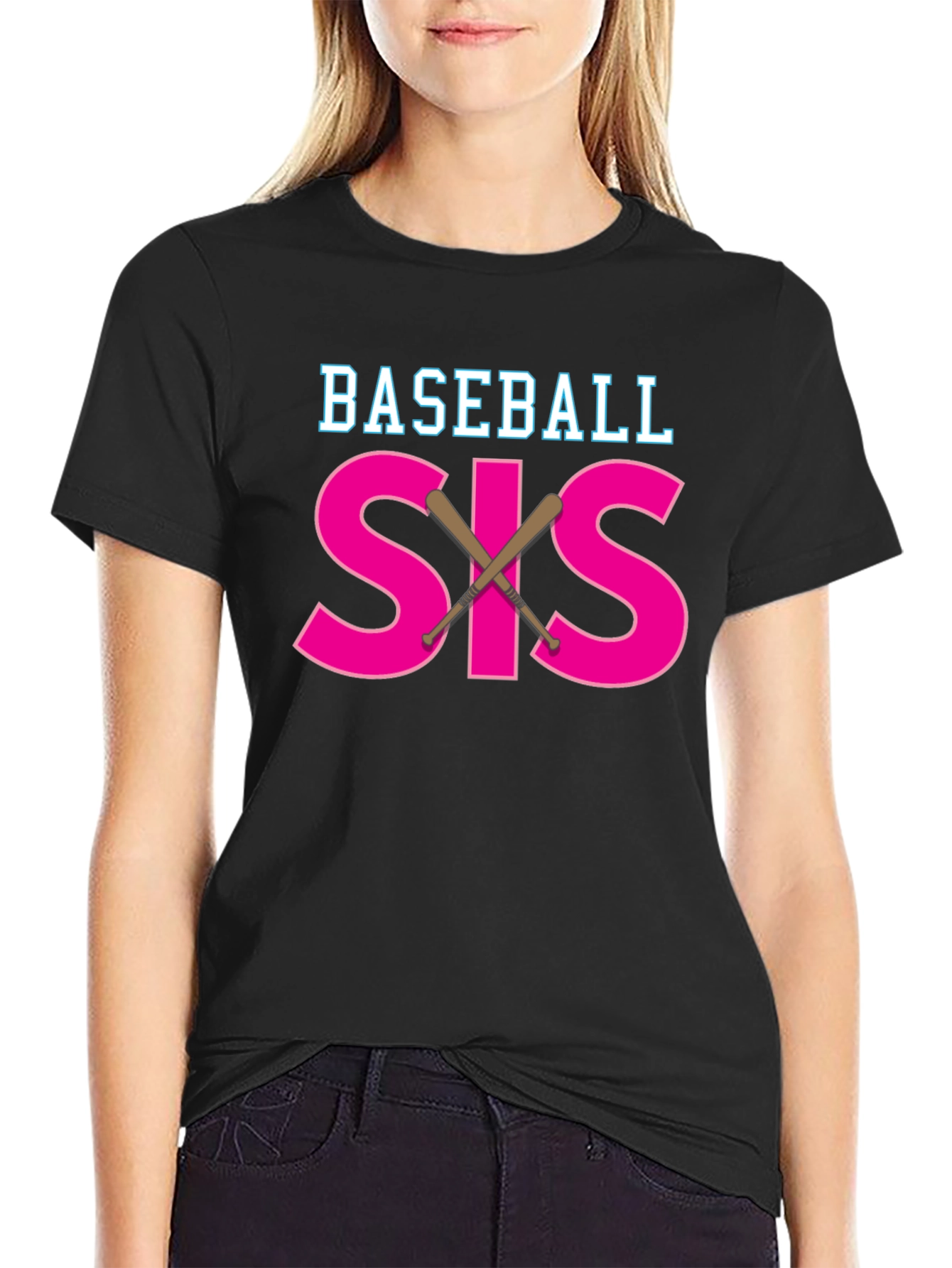 Baseball Sis Graphic T-Shirt