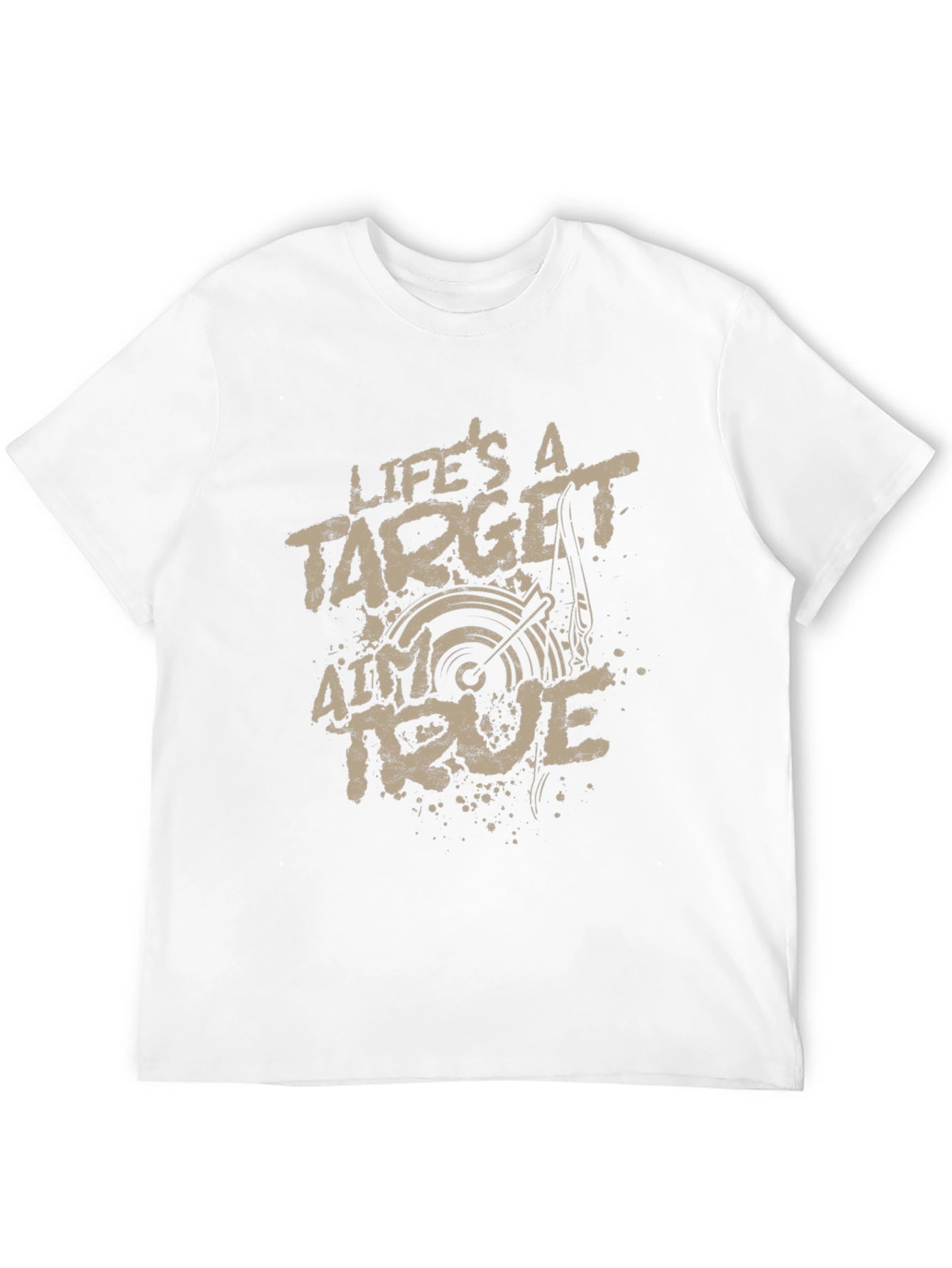 Lifes a Target Aim True Graphic Tee - Mens