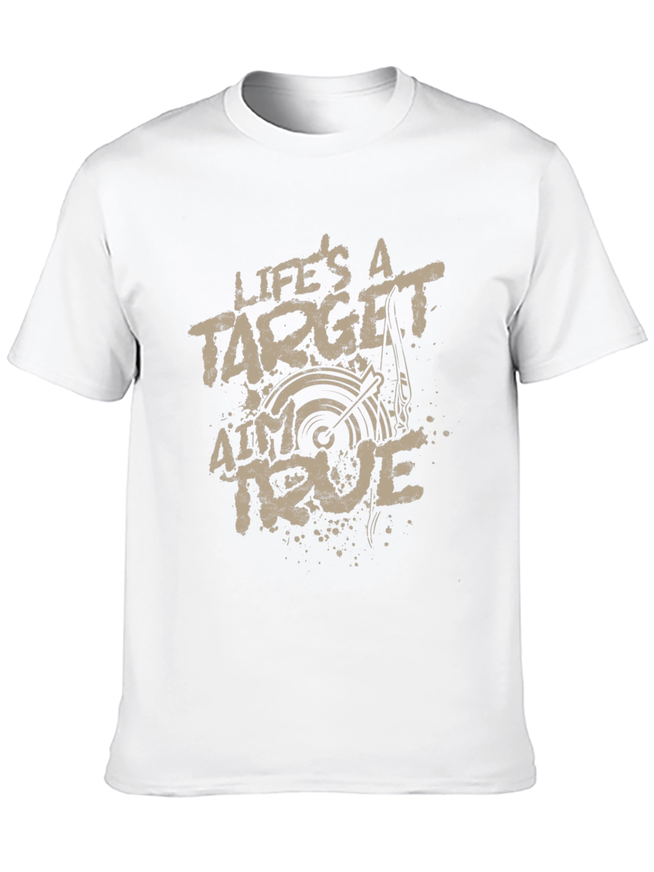 Lifes a Target Aim True Graphic Tee - Mens