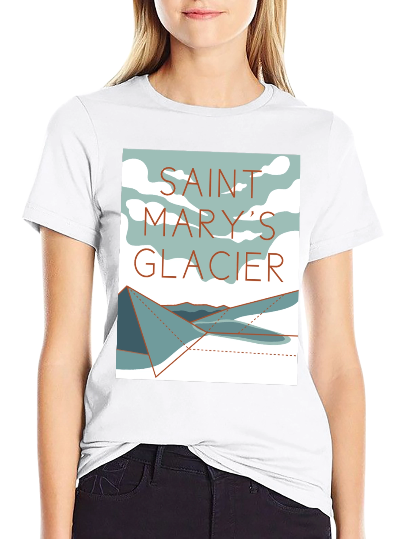 Saint Marys Glacier Graphic Tee