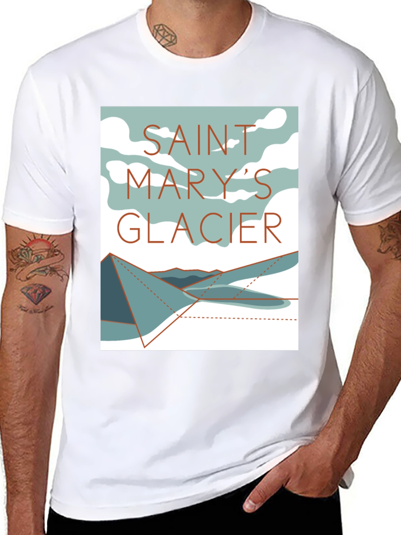 Saint Marys Glacier Graphic Tee