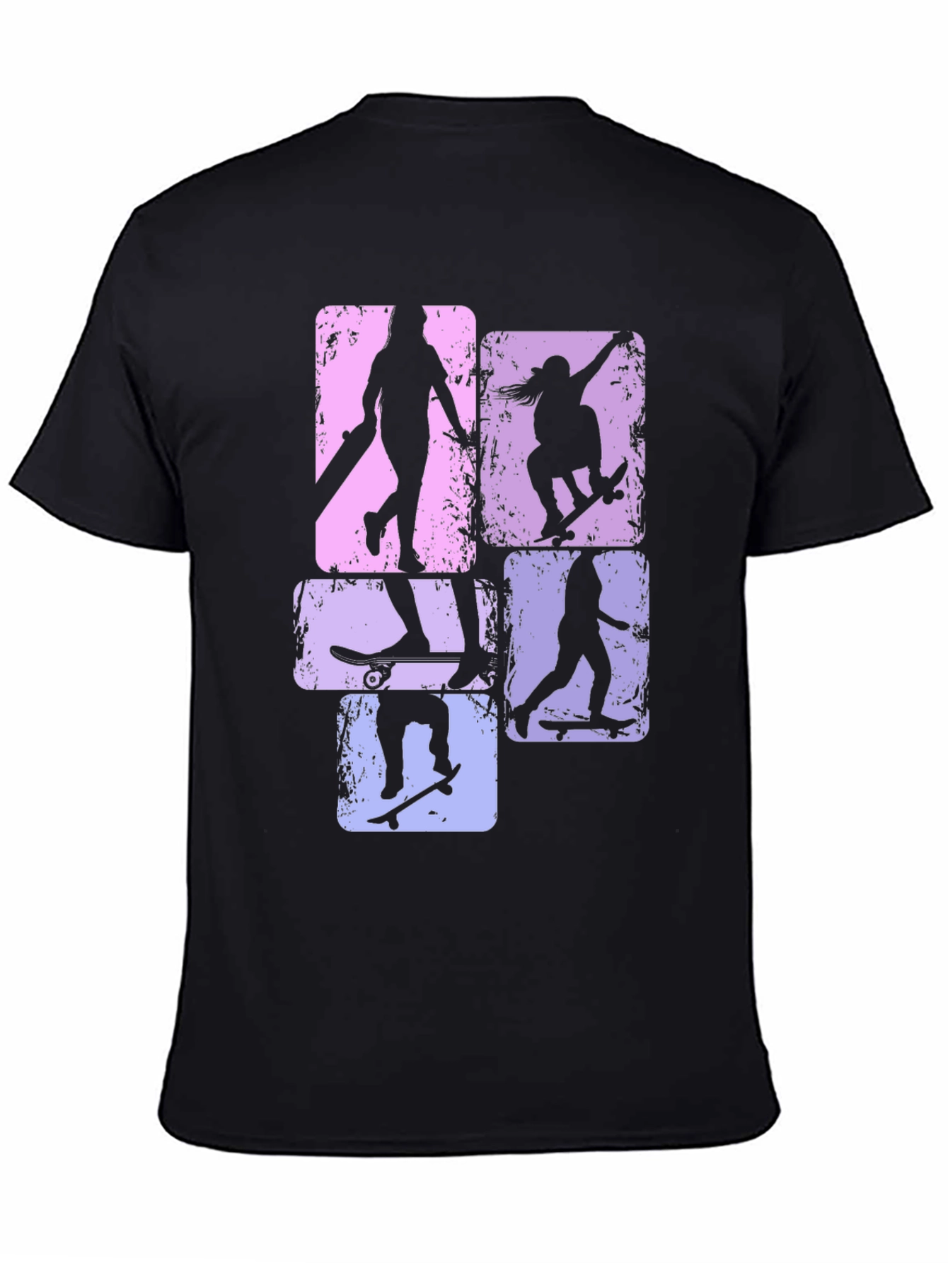 Skateboarder Silhouette Graphic Tee