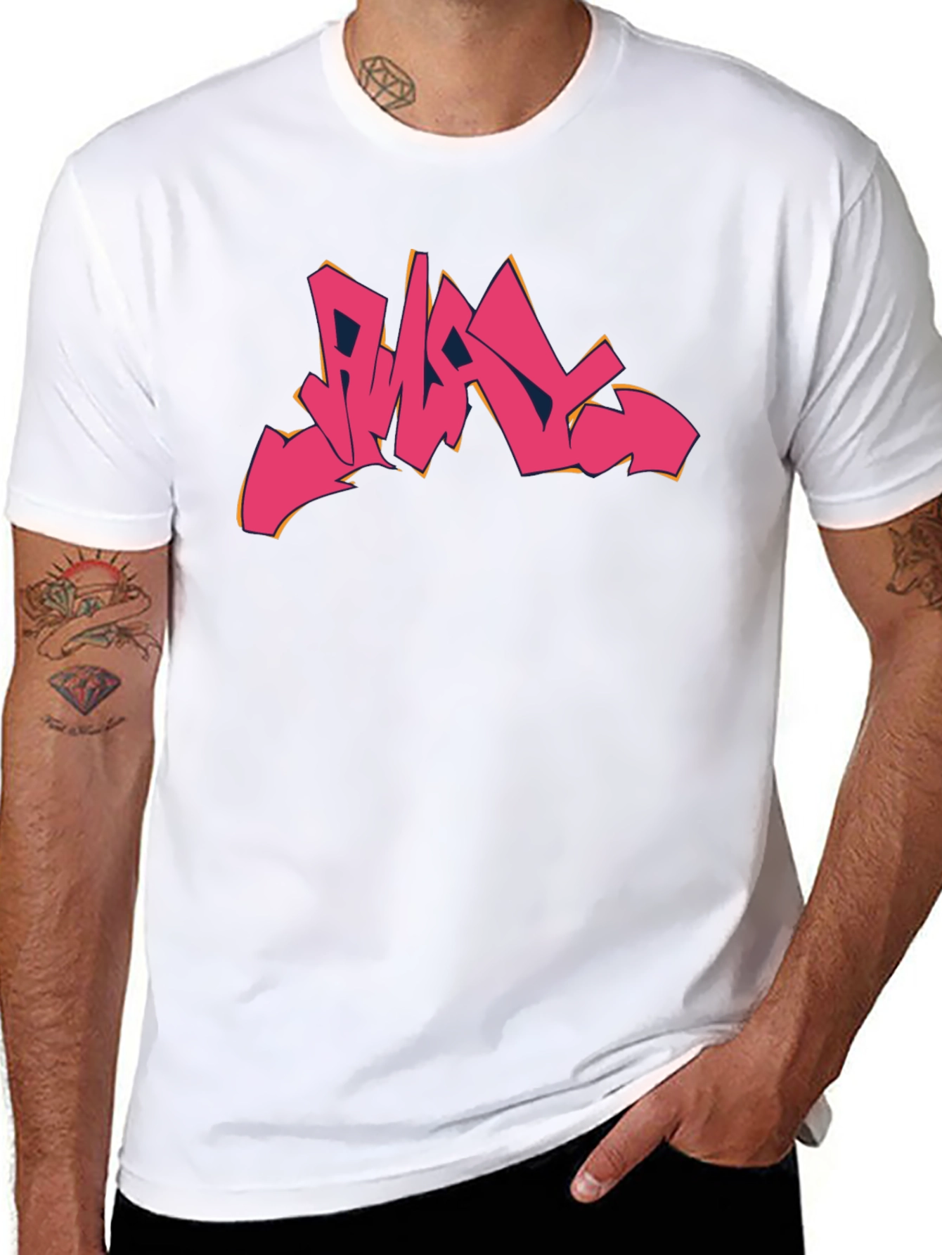 Graffiti Art Black T-Shirt