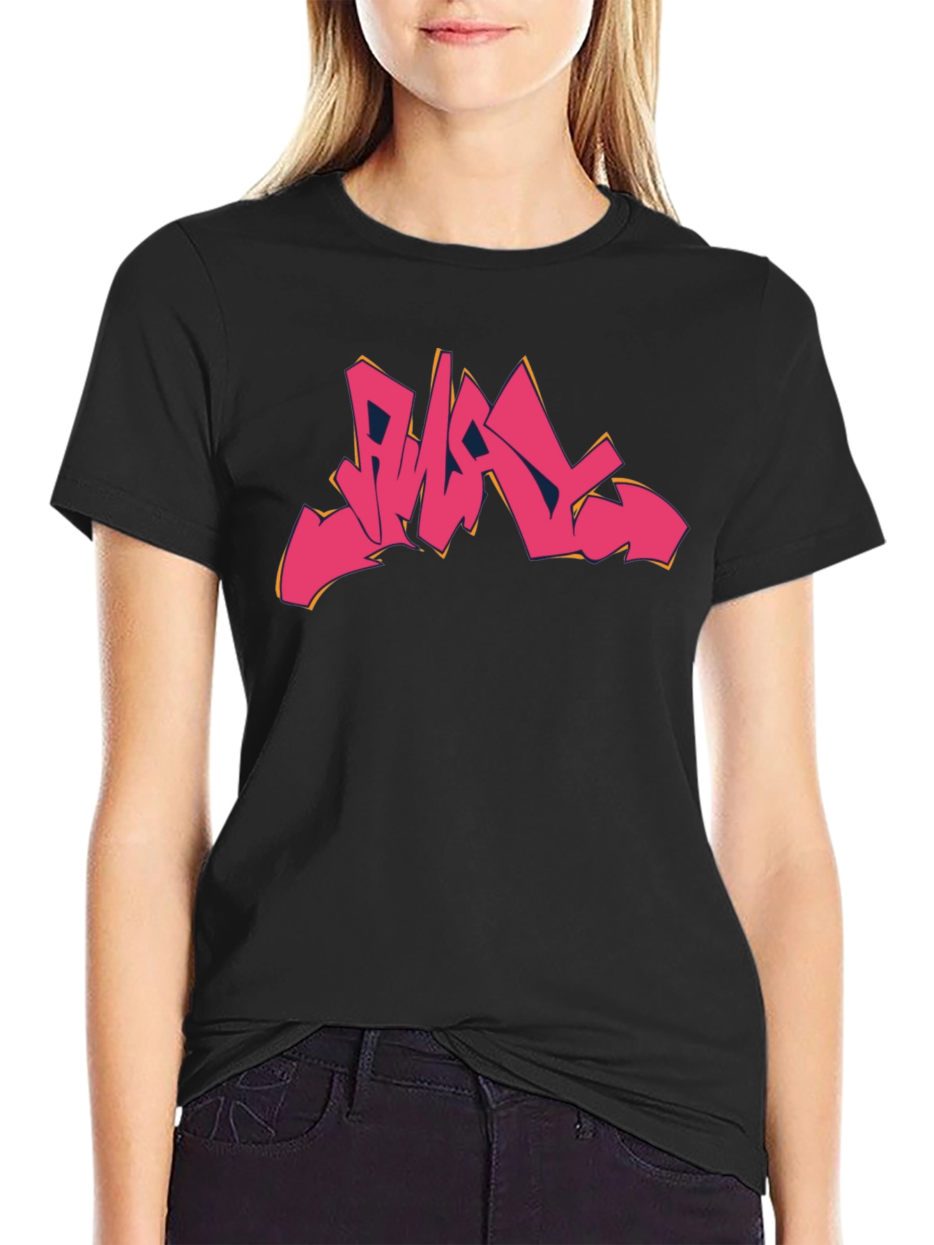 Graffiti Art Black T-Shirt