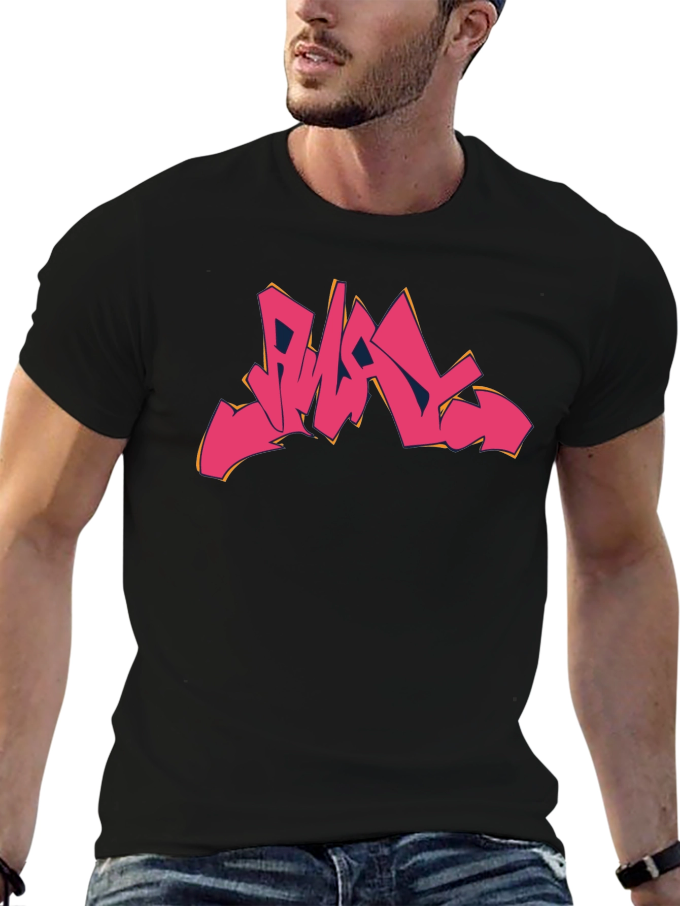 Graffiti Art Black T-Shirt