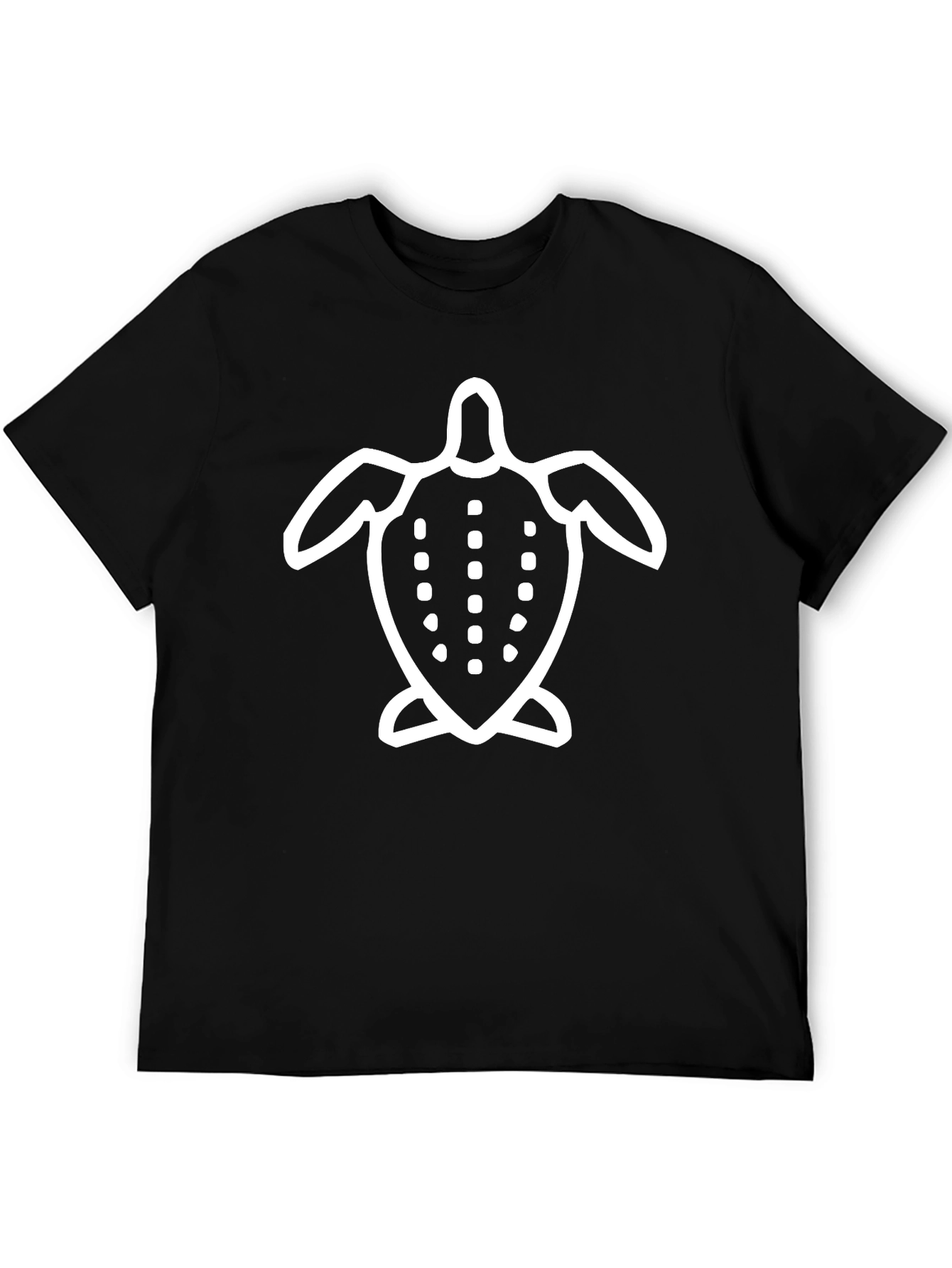 Sea Turtle Graphic T-Shirt - Black