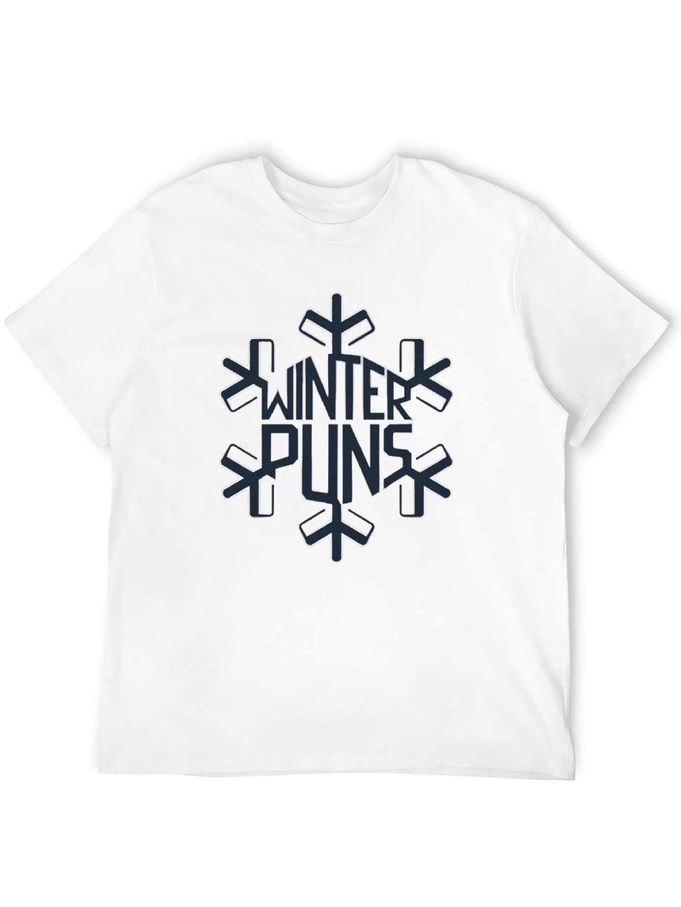 Winter Puns Snowflake Graphic Tee