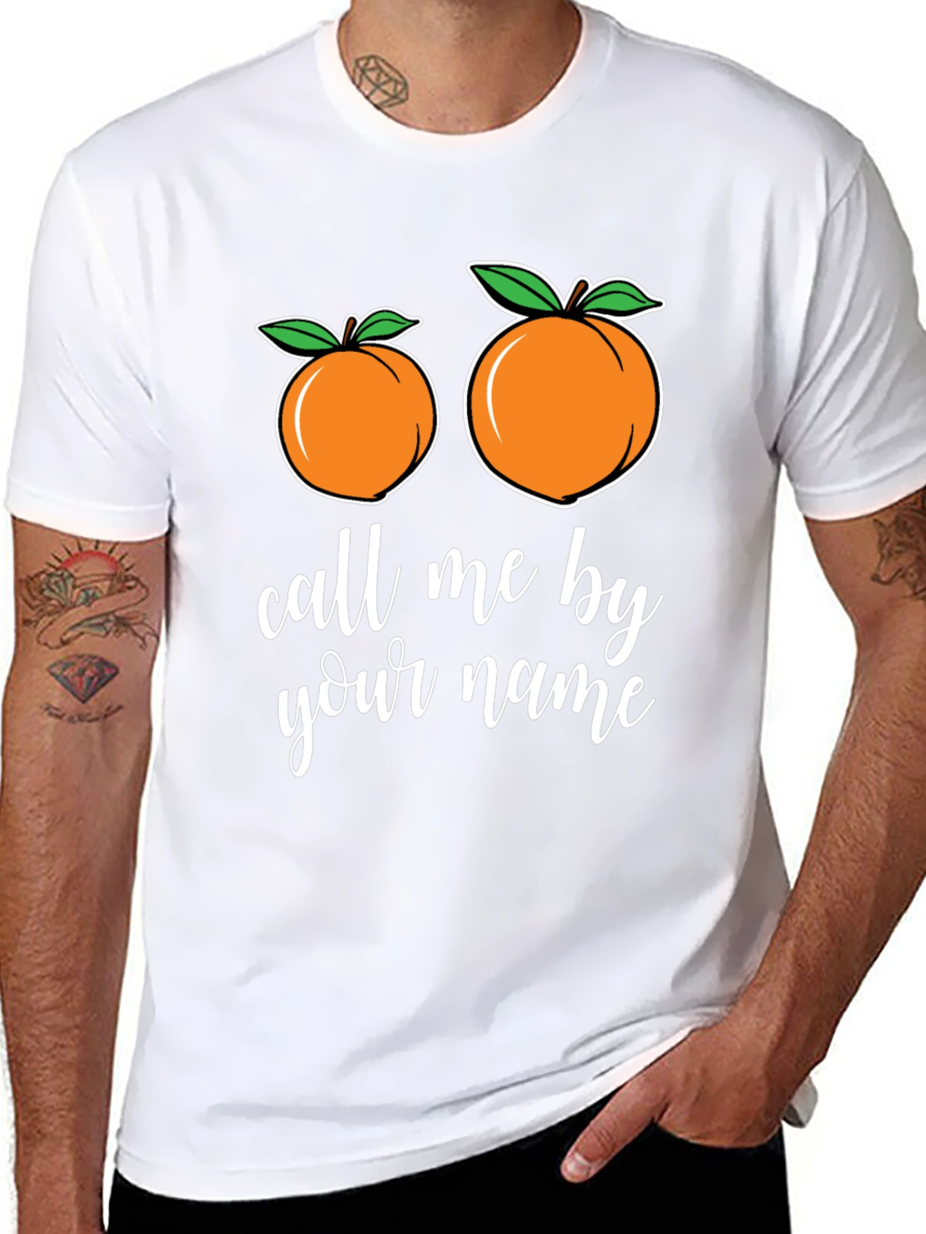 Call Me By Your Name Peach T-Shirt