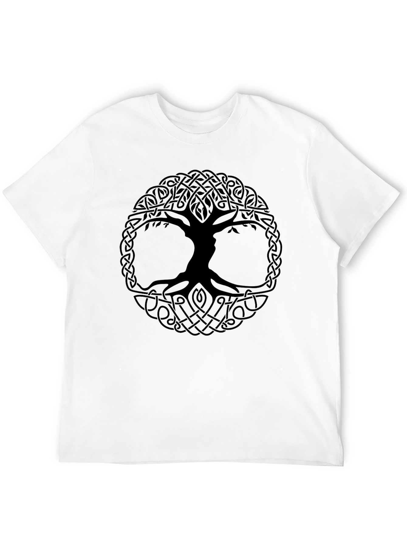 Celtic Tree of Life Black T-Shirt
