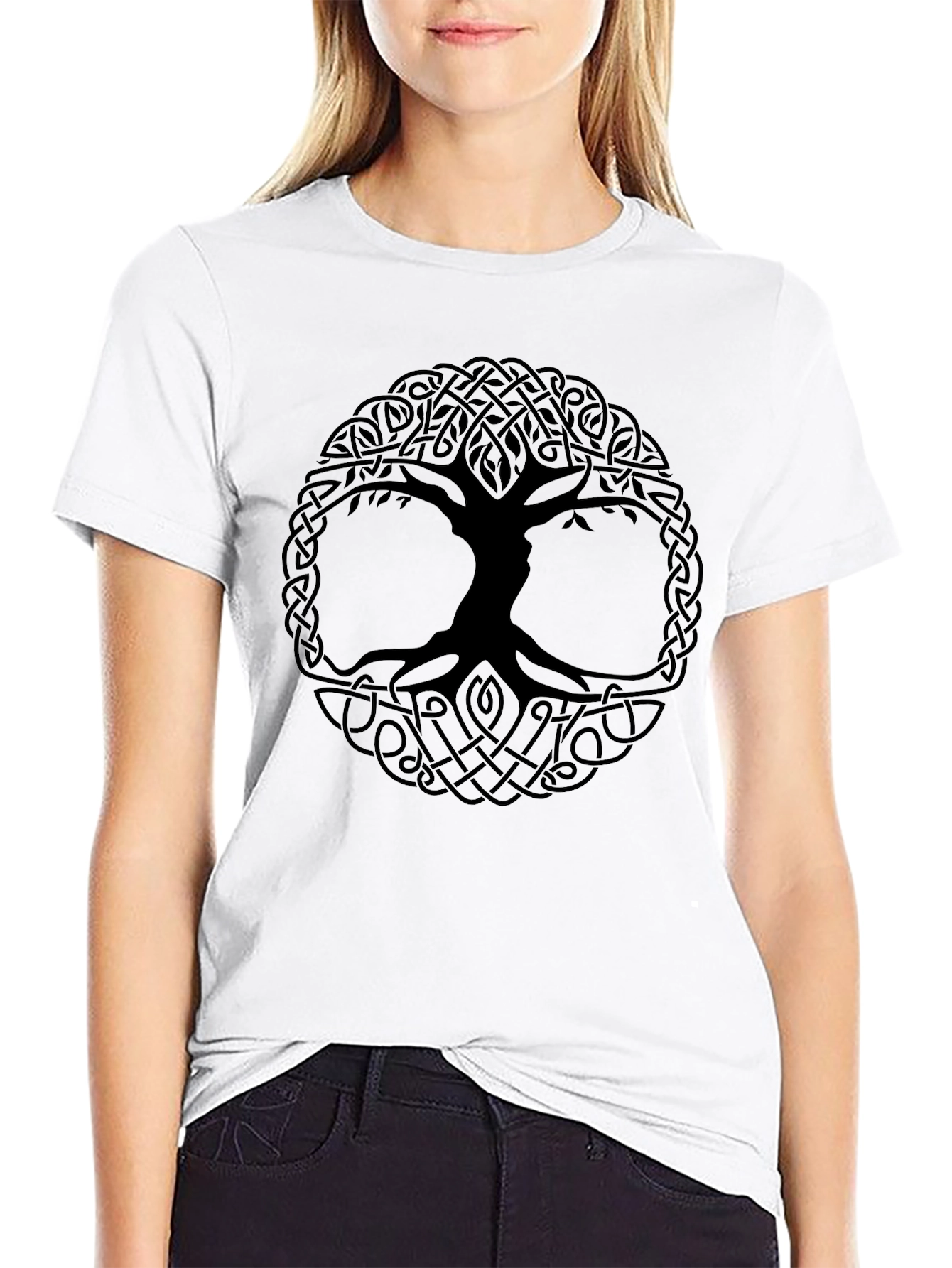 Celtic Tree of Life Black T-Shirt