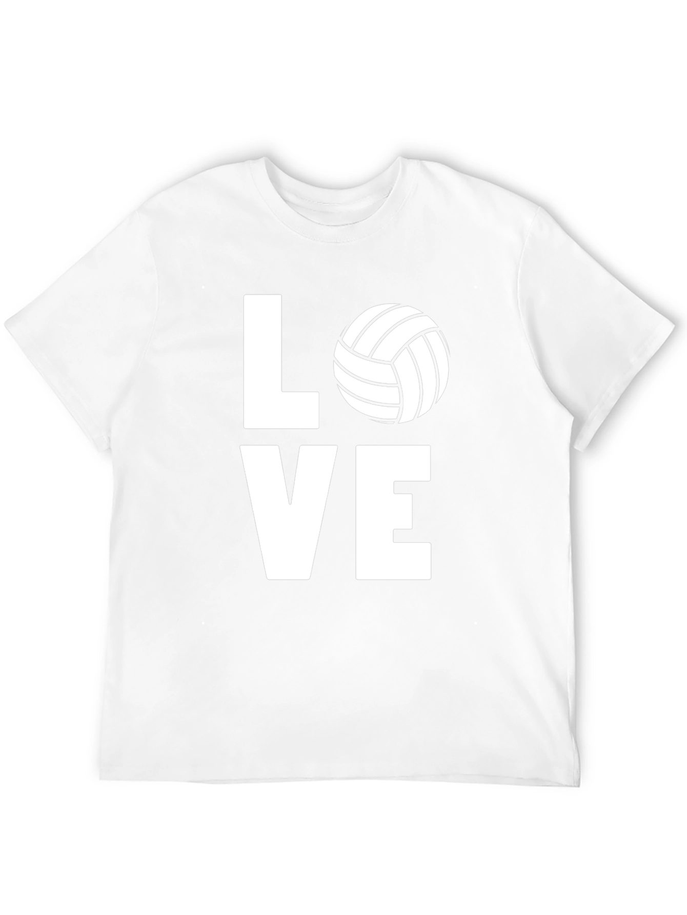 Love Volleyball Graphic Tee - Unisex Black T-Shirt