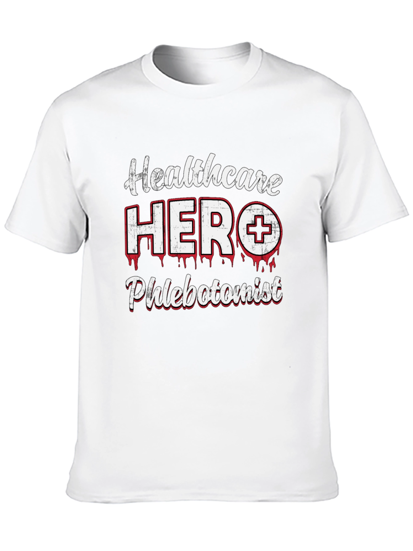 Healthcare Hero Phlebotomist Graphic T-Shirt